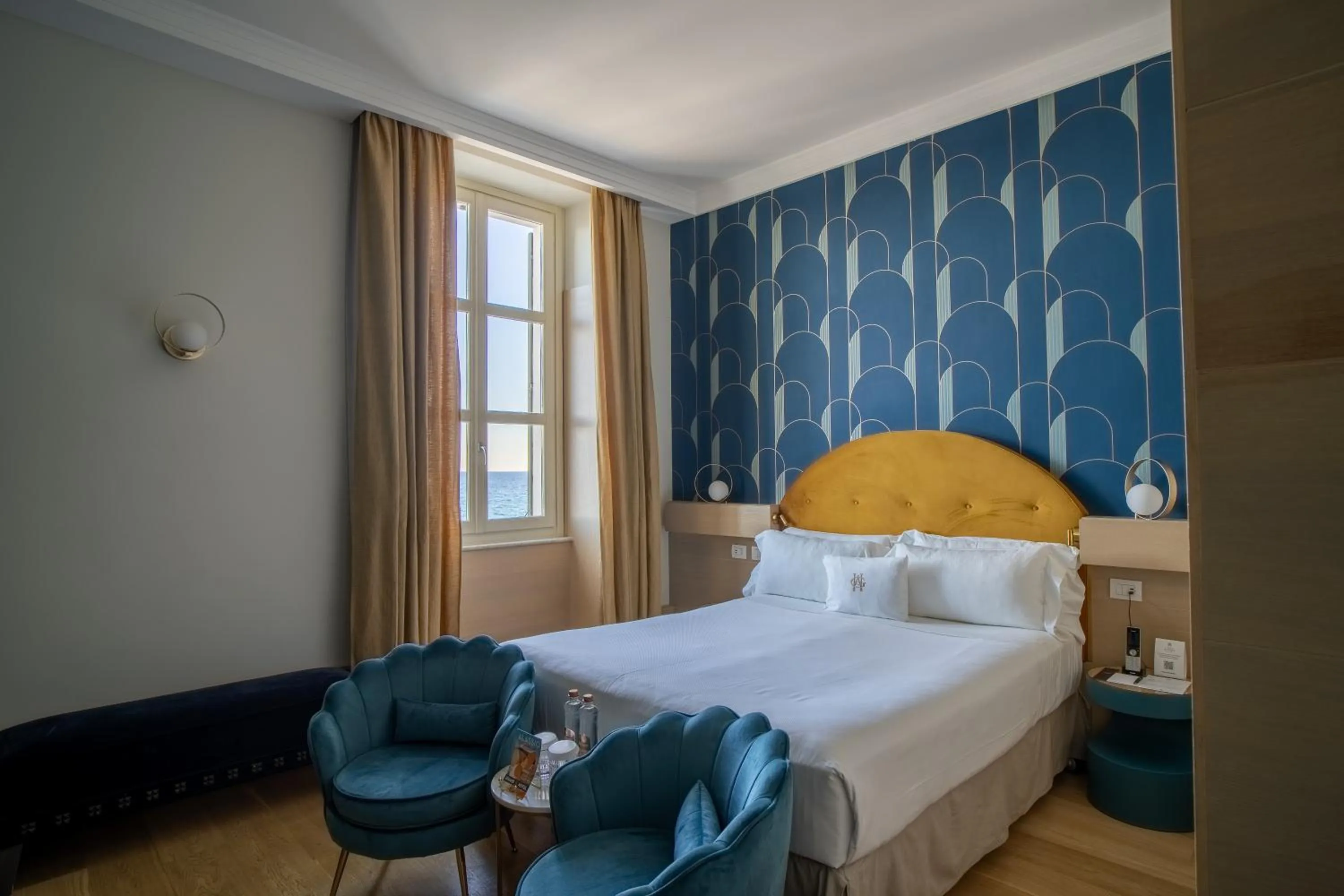 Bed in Grand Hotel Alassio Beach & Spa Resort - The Leading Hotels of the World