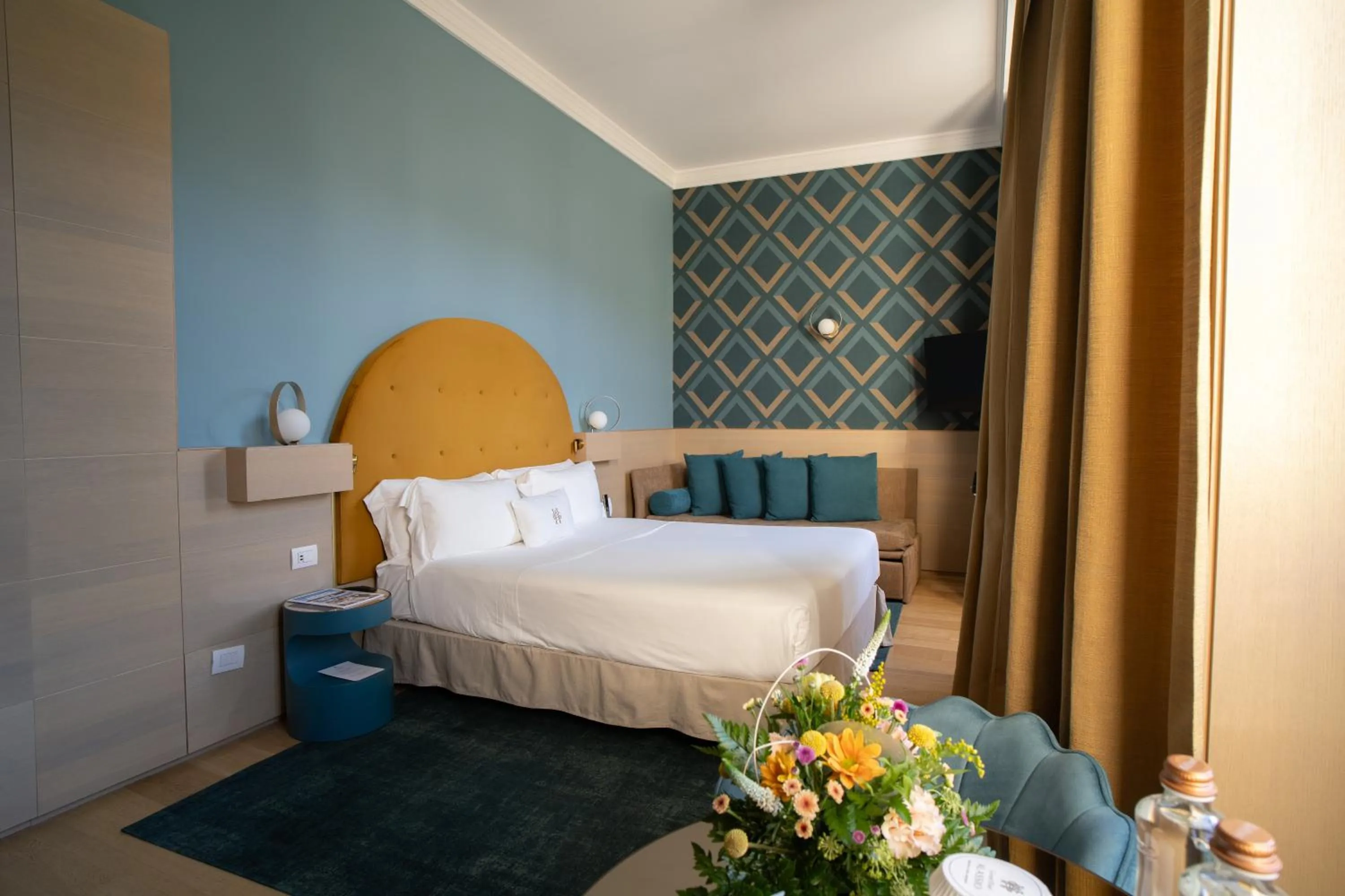 Bed in Grand Hotel Alassio Beach & Spa Resort - The Leading Hotels of the World