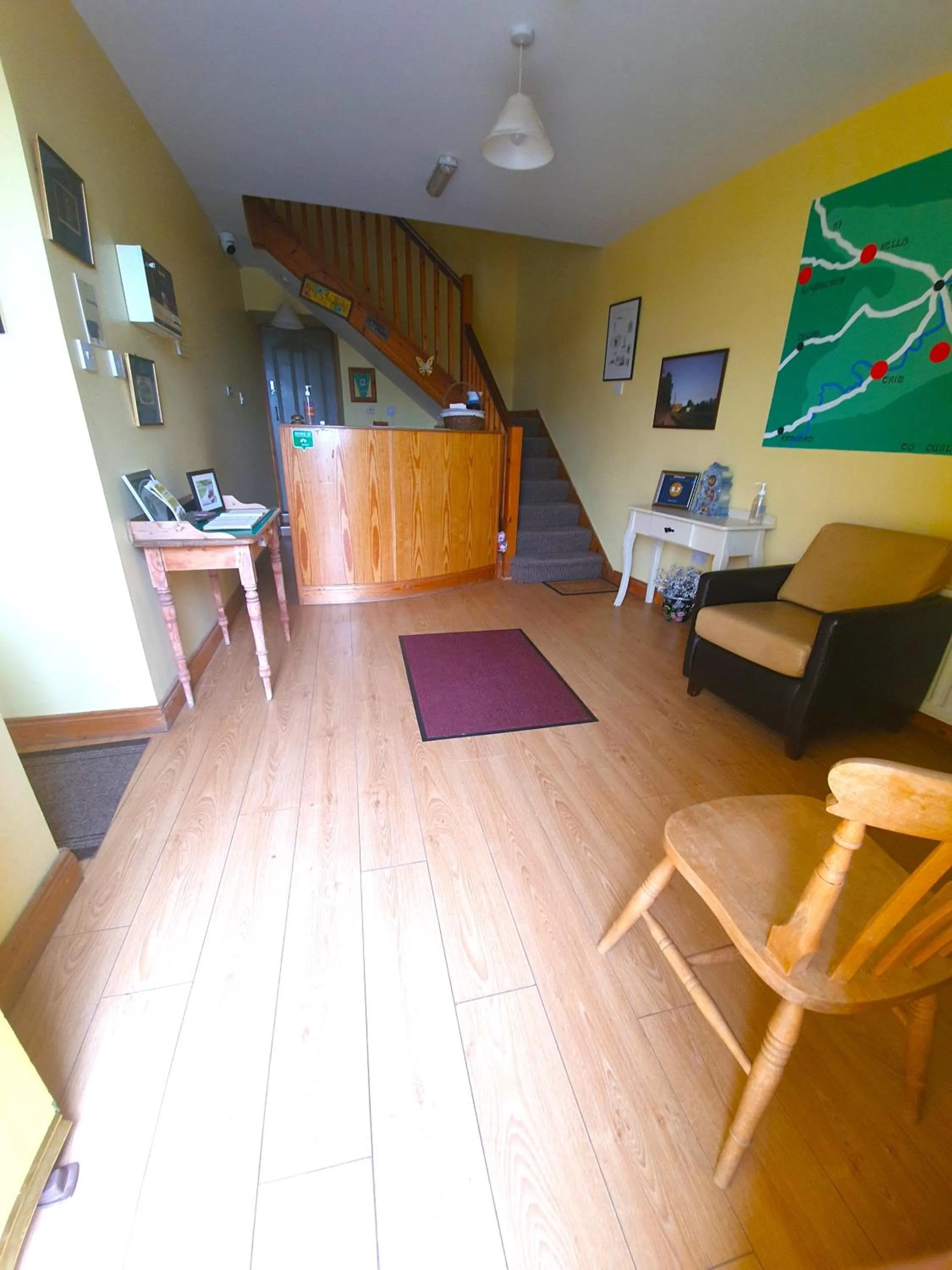 Lobby or reception in Slane Farm Hostel, Cottages and Camping