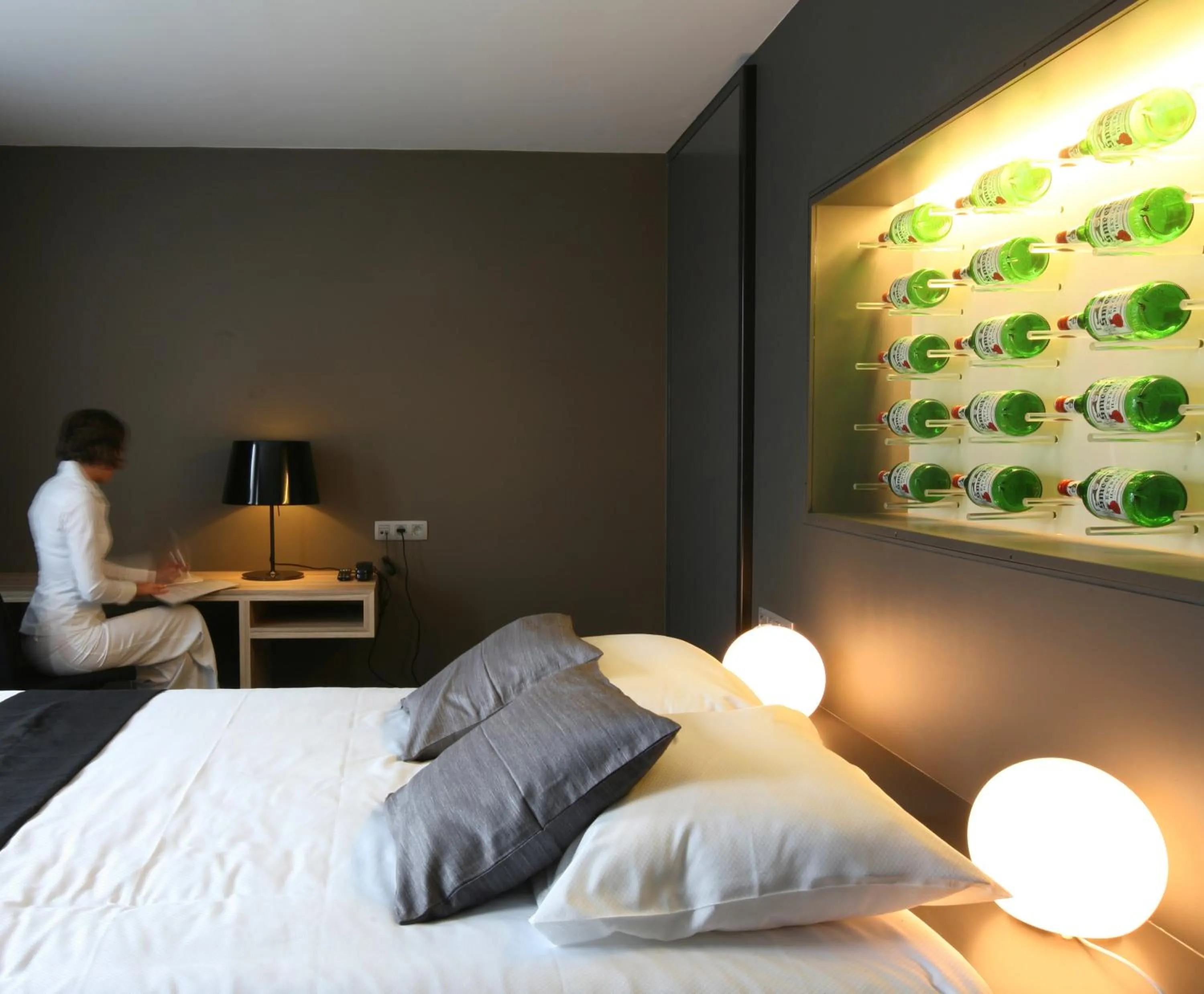 Bed in Hotel De Groene Hendrickx