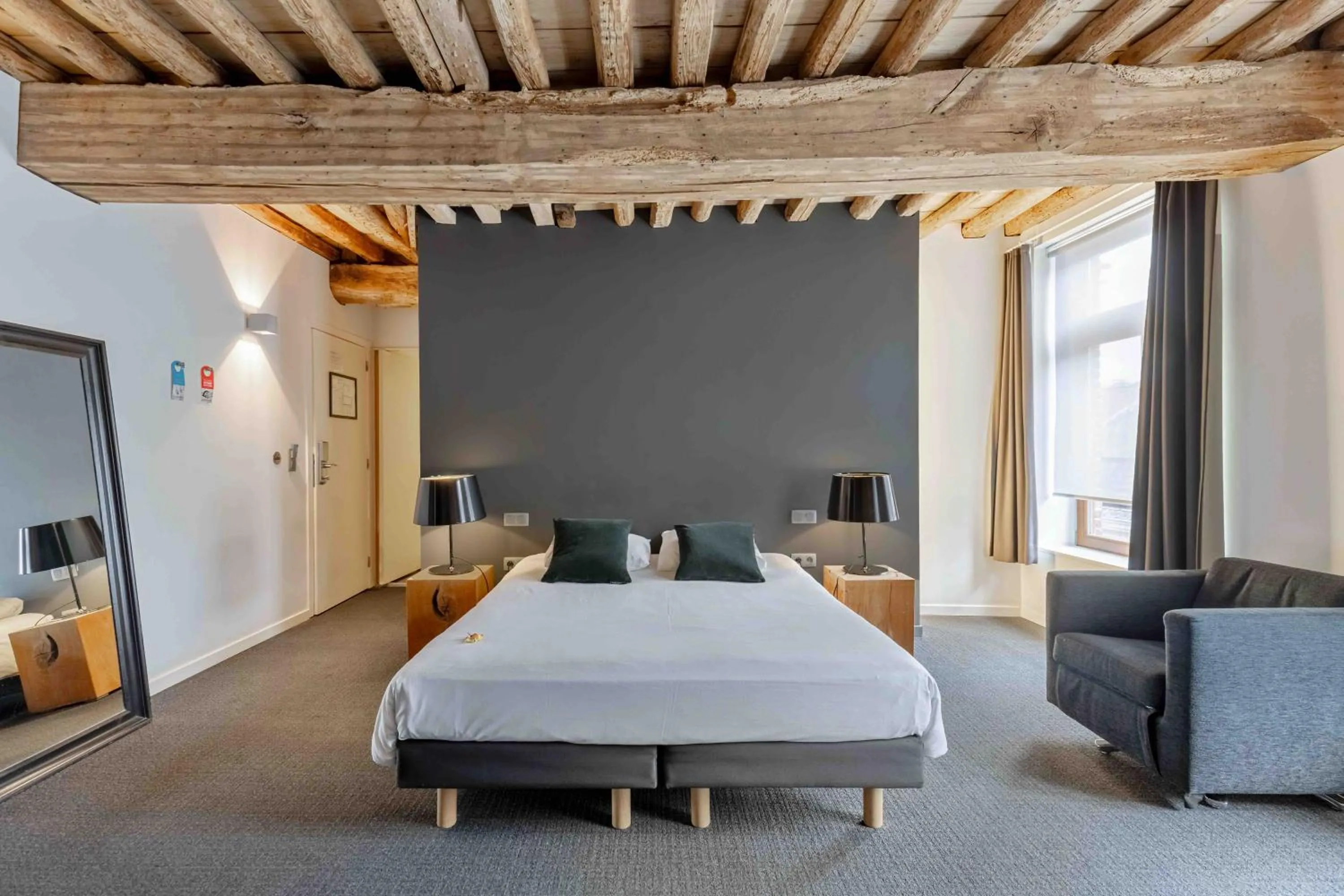 Bed in Hotel De Groene Hendrickx