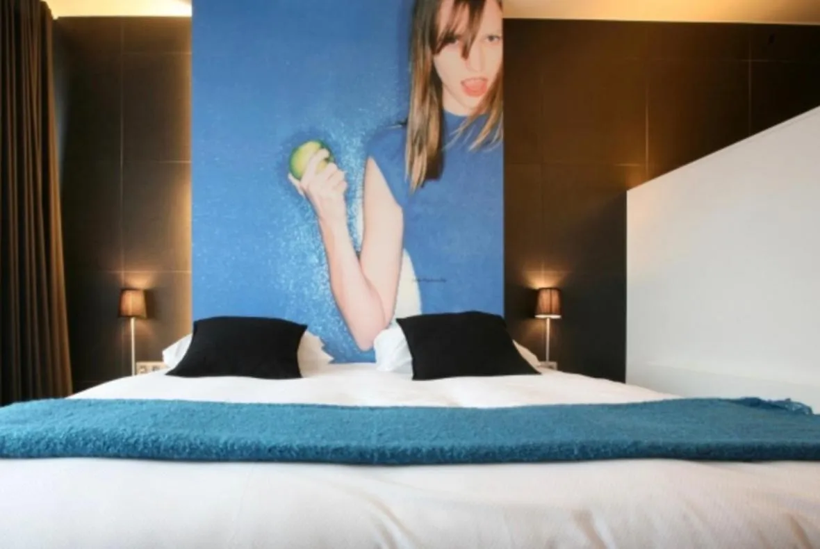 Bed in Hotel De Groene Hendrickx