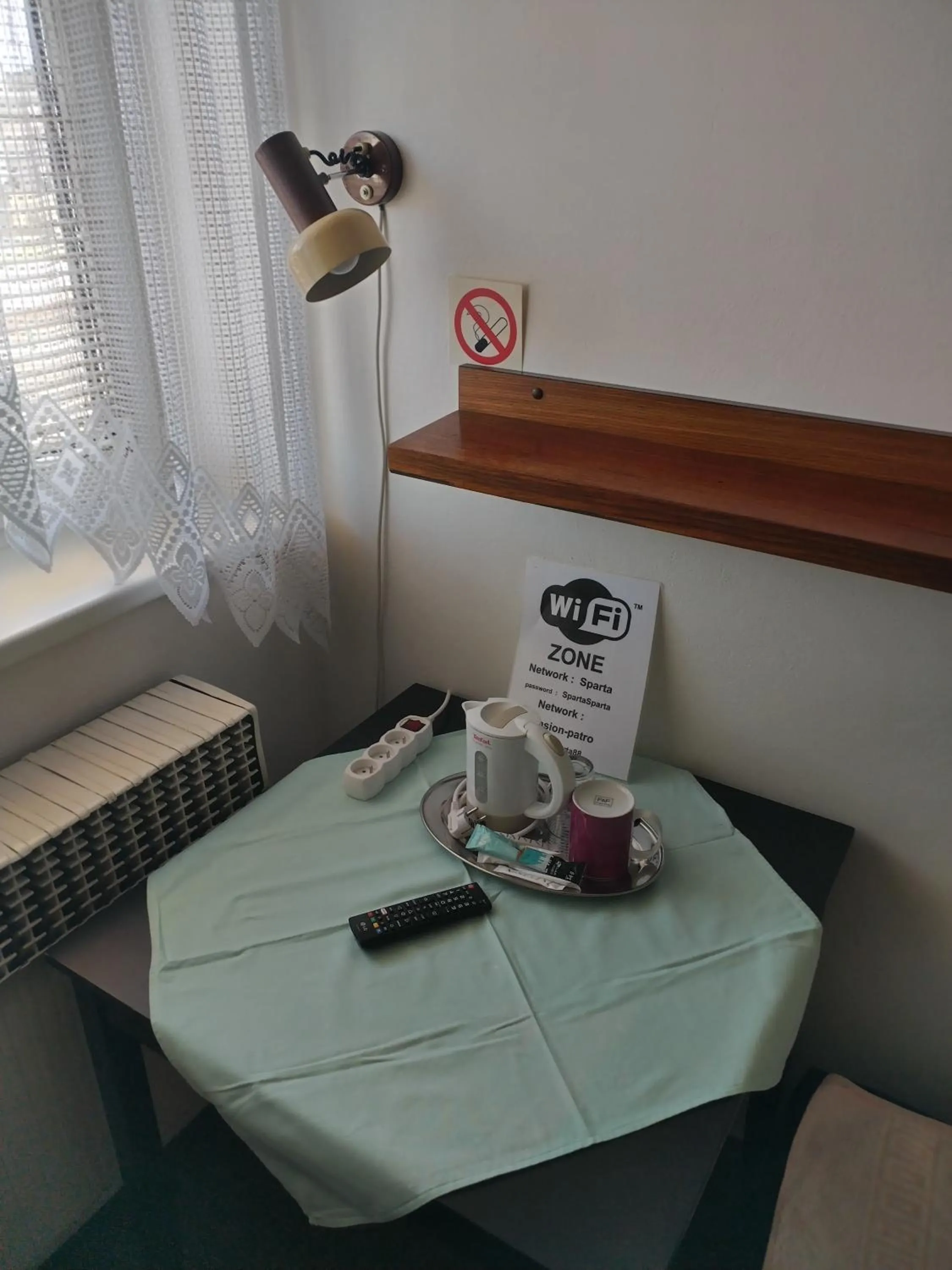 Coffee/tea facilities in Pension Sparta