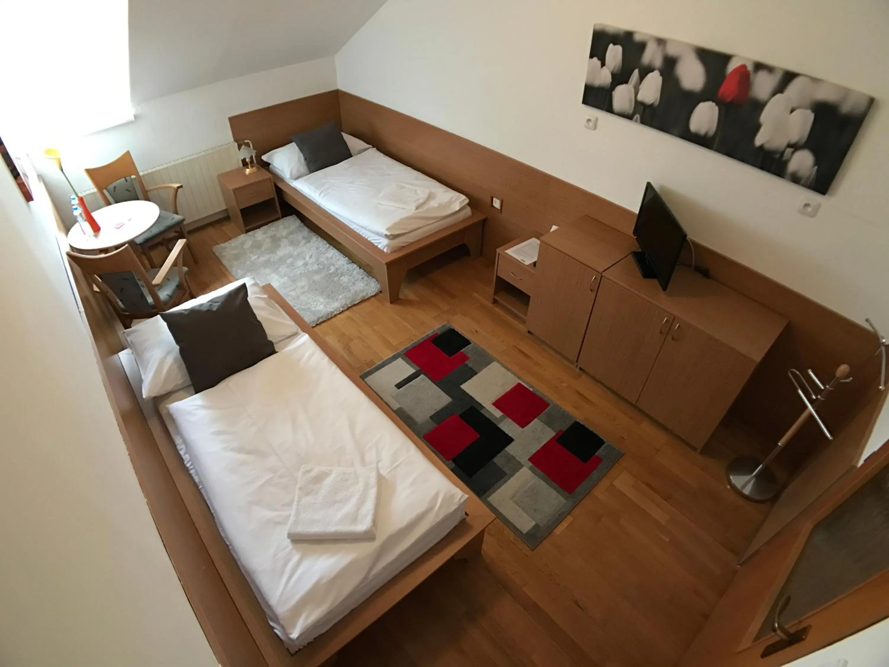 Bedroom, Bed in Hotel ROSE Břeclav