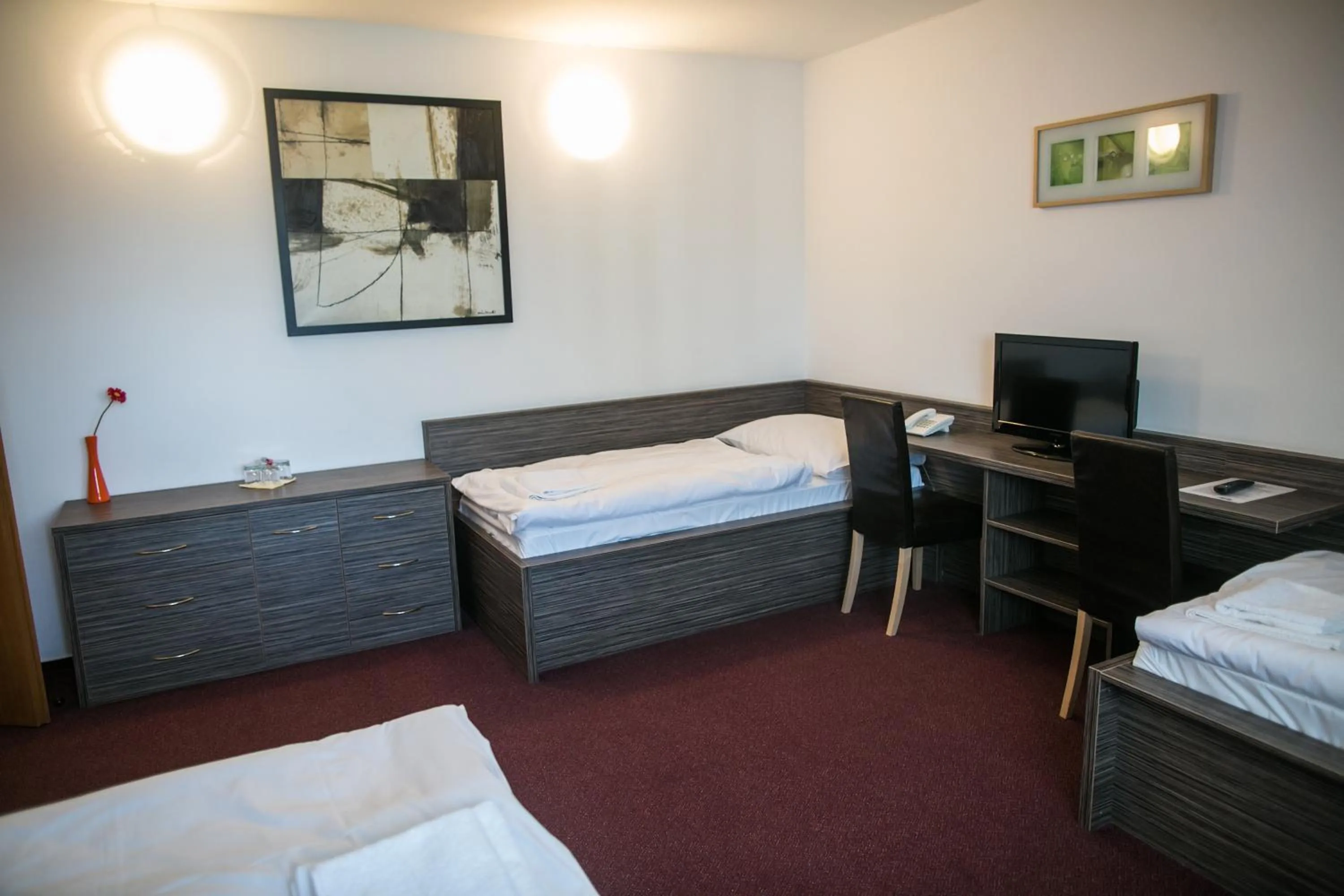 Bedroom, Bed in Hotel ROSE Břeclav