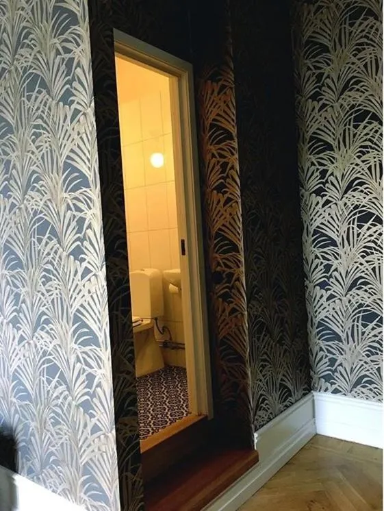 Toilet in Morris Hotel