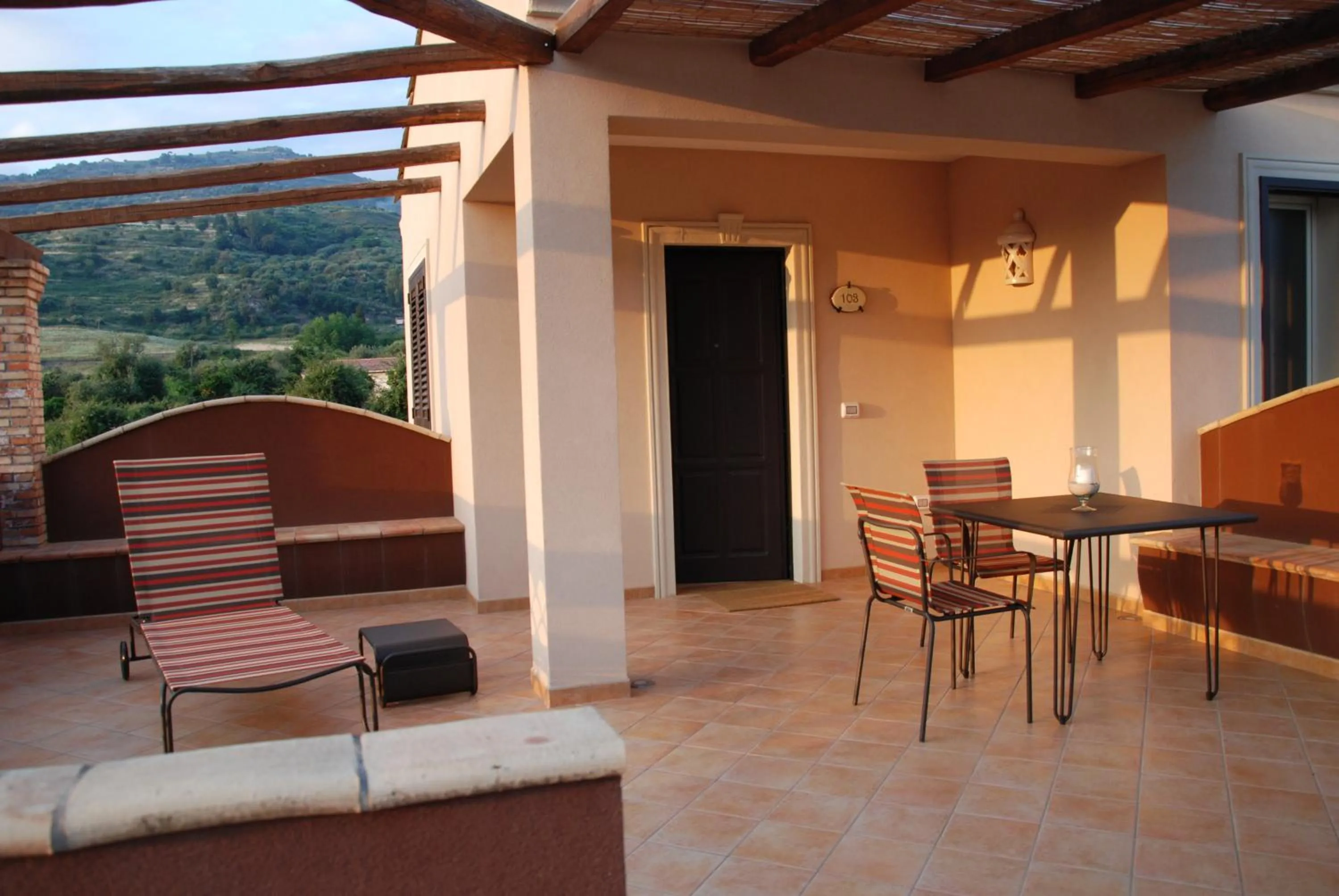 Balcony/Terrace in Alcantara Resort di Charme Adults Only