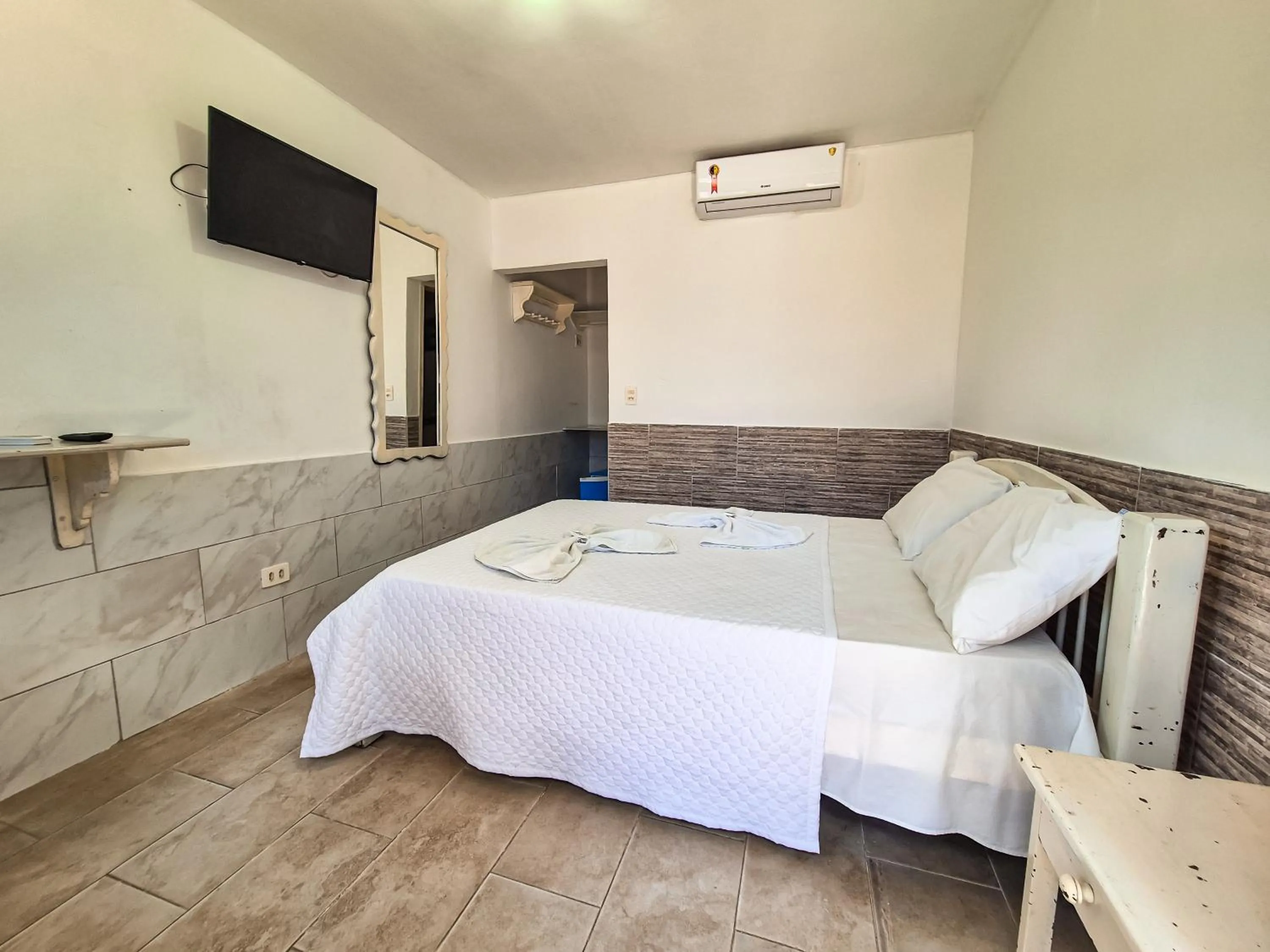 TV and multimedia, Bed in Pousada Morada Azul