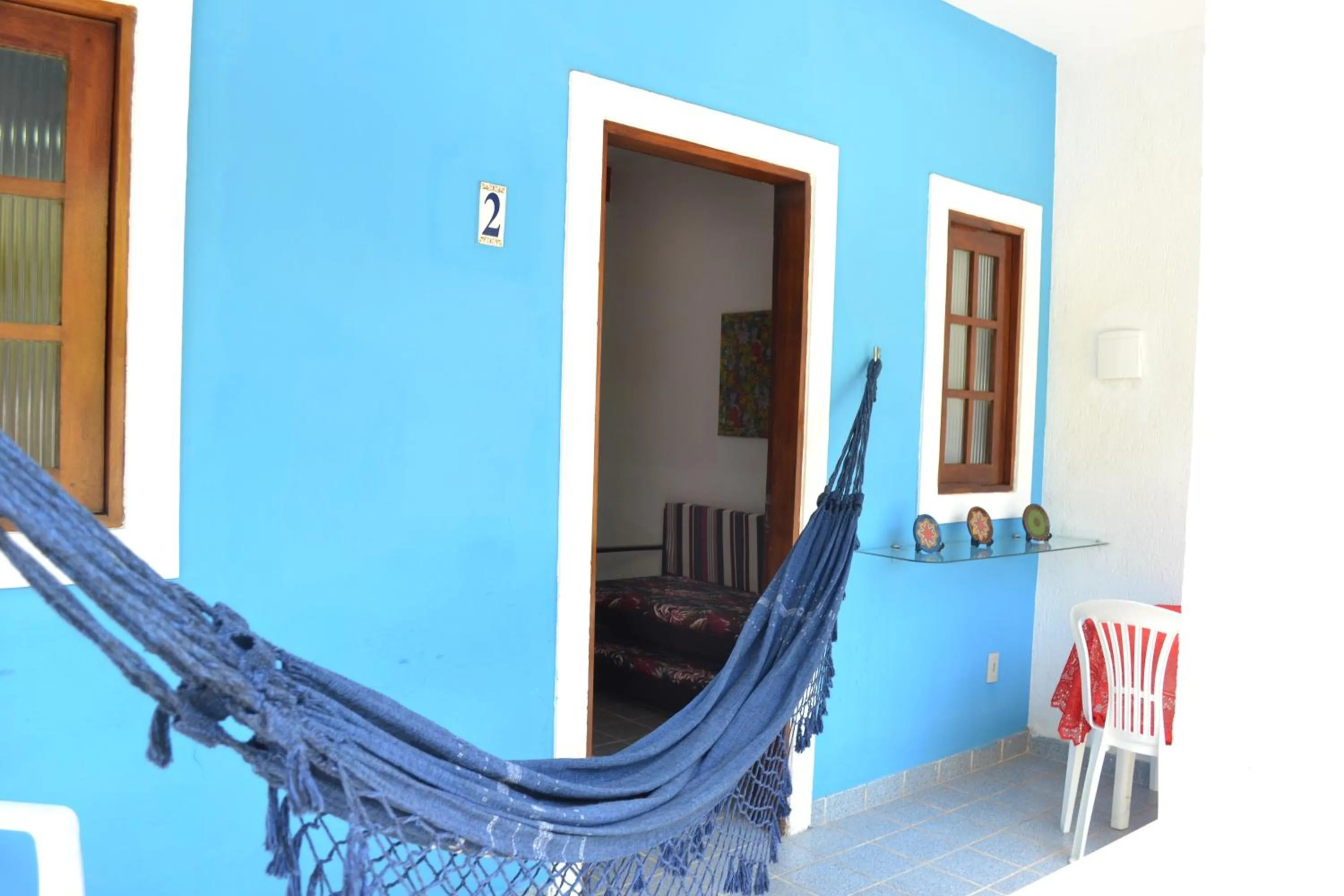 Balcony/Terrace in Pousada Morada Azul