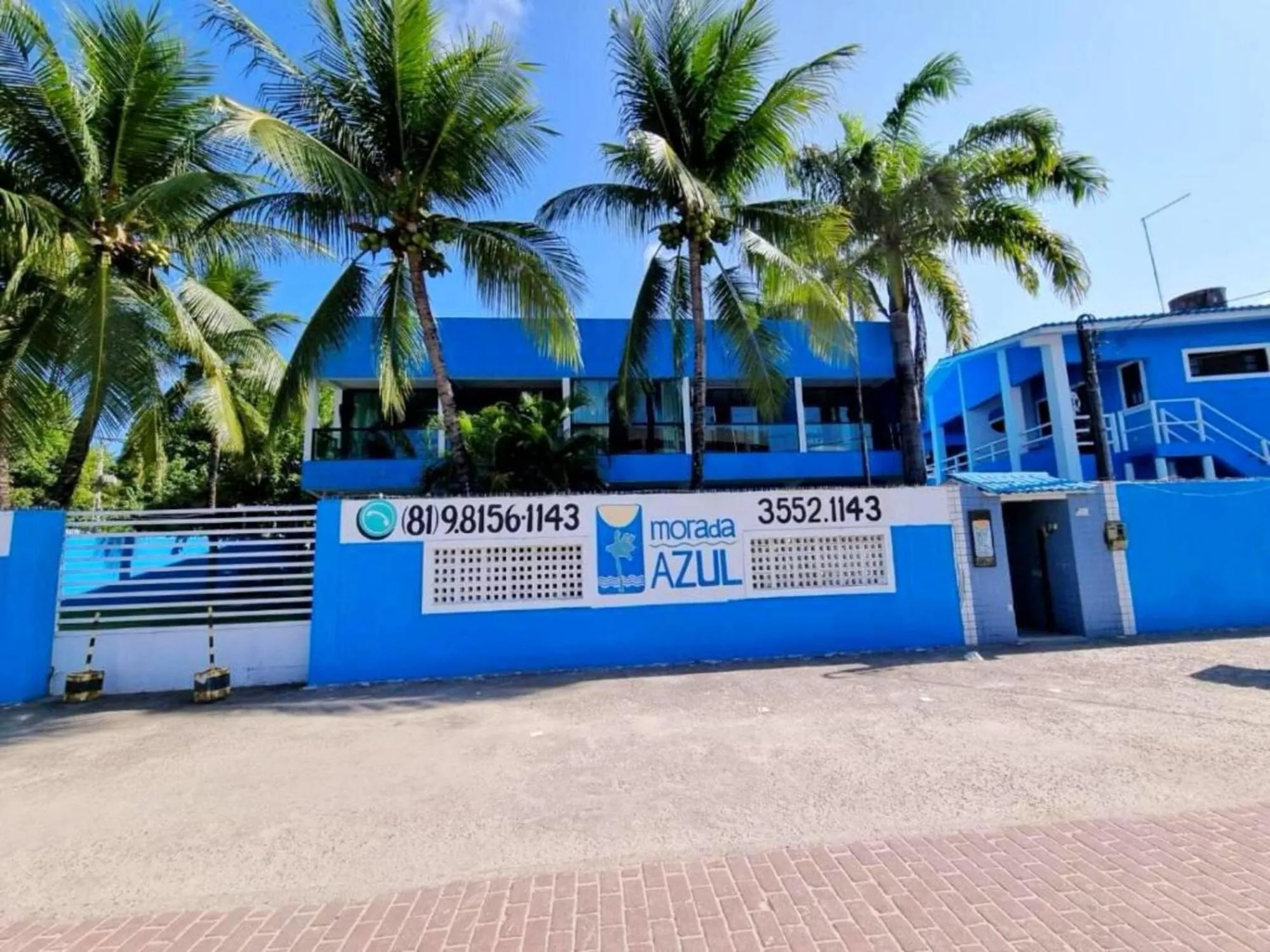 Property building in Pousada Morada Azul