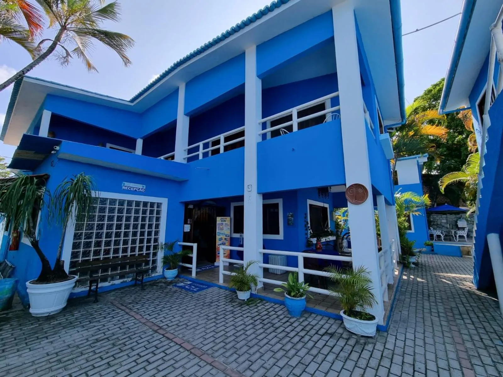 Property building in Pousada Morada Azul