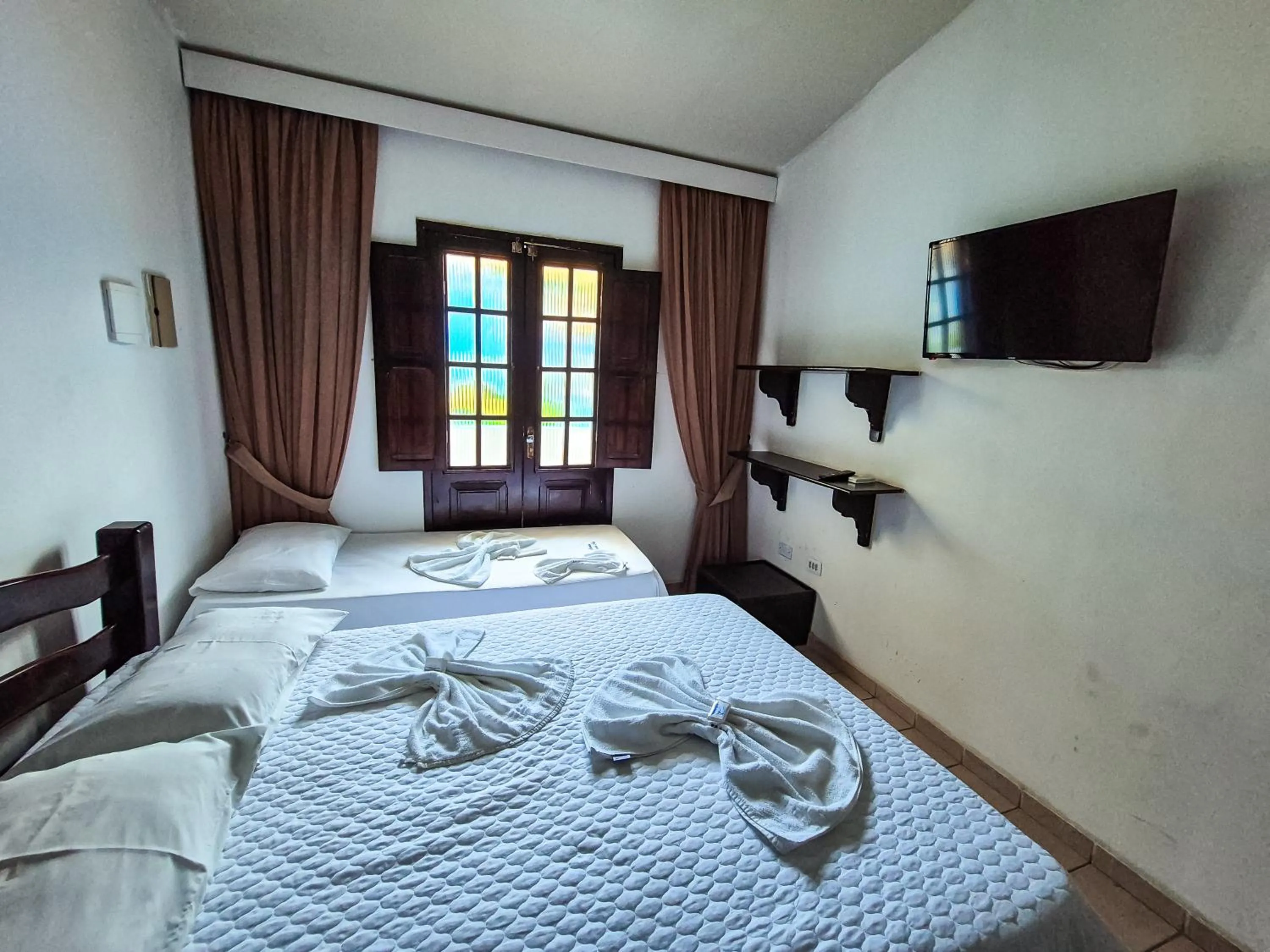 Bed in Pousada Morada Azul