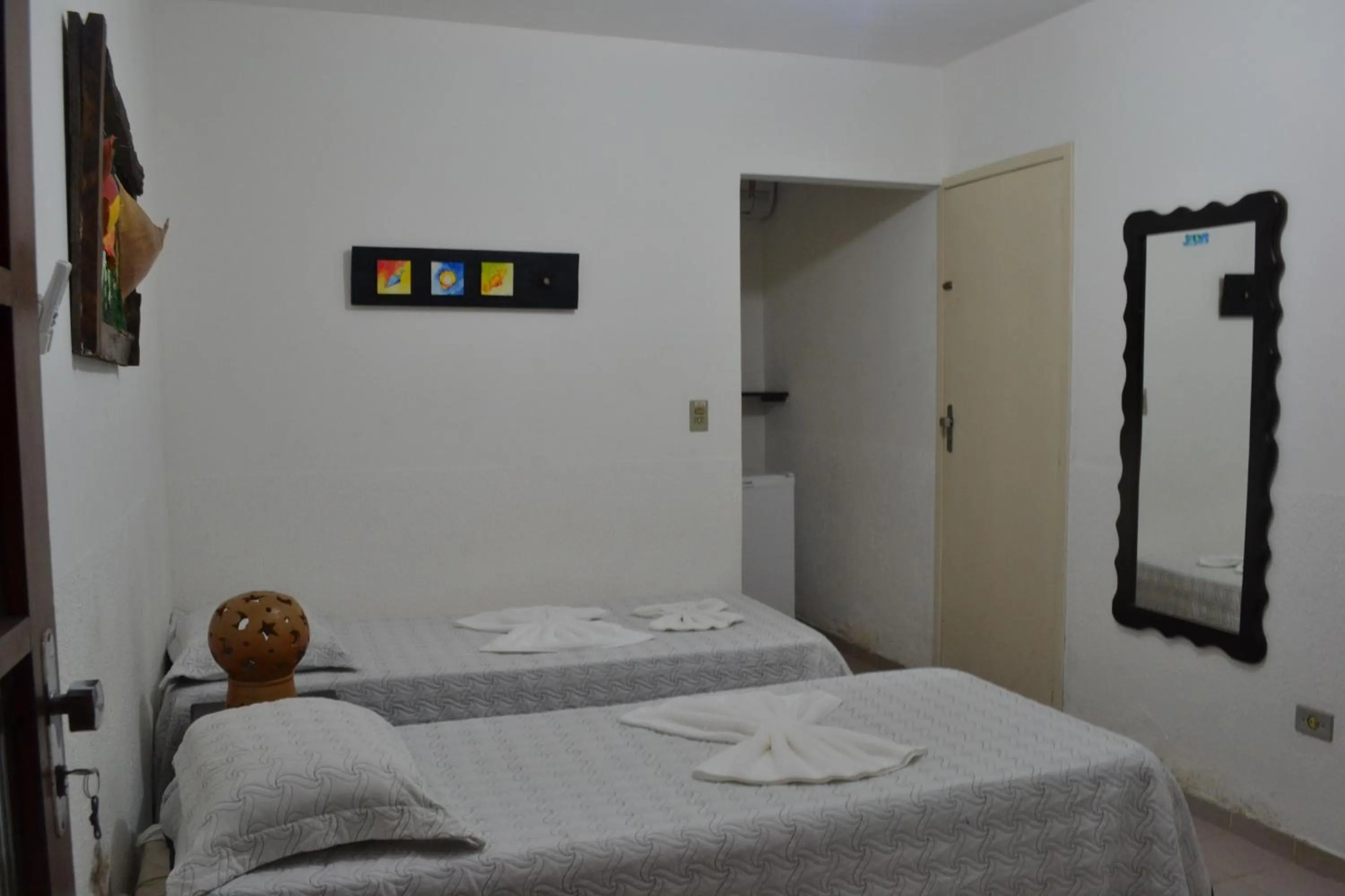 Bed in Pousada Morada Azul