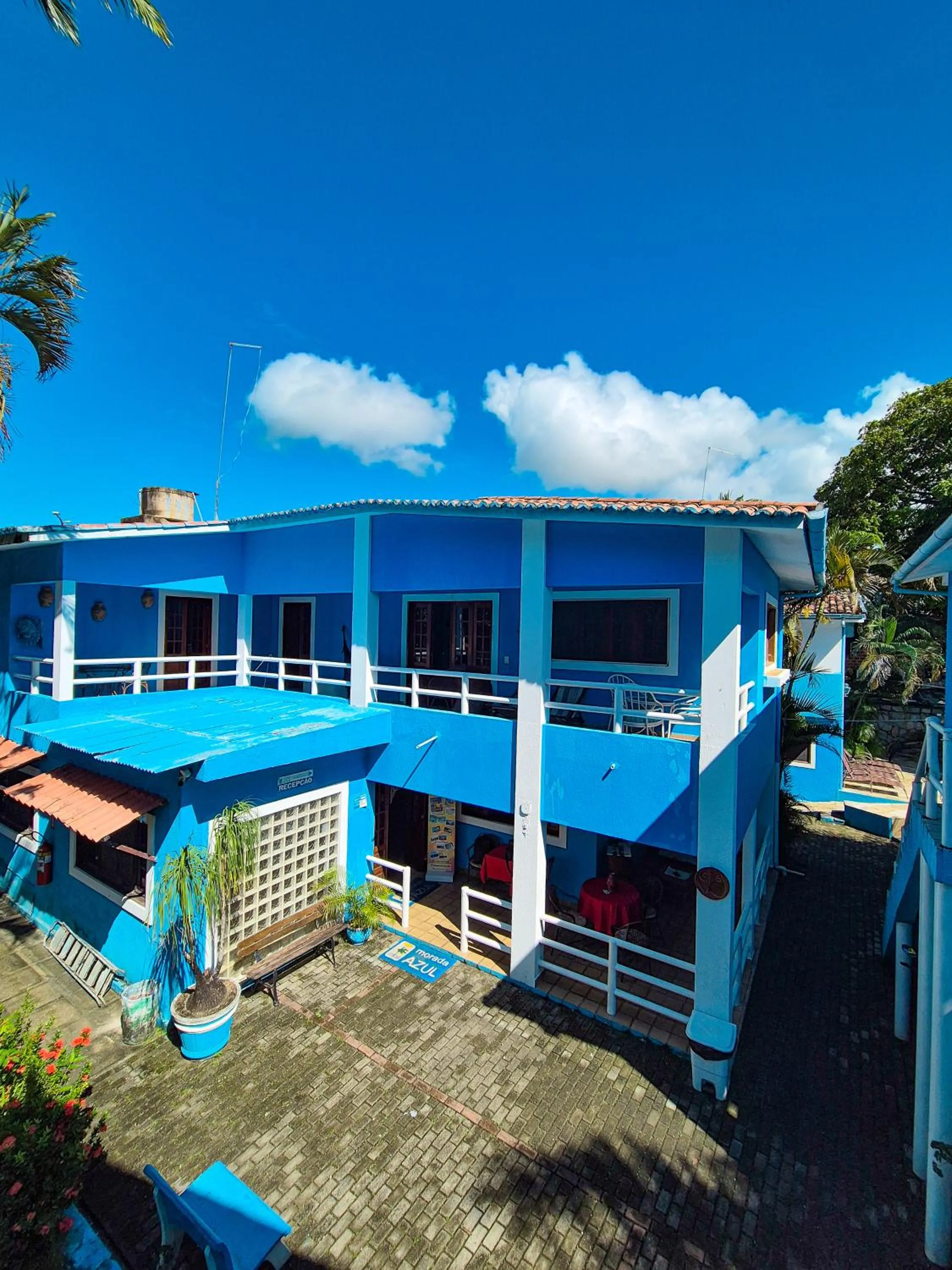 Property building in Pousada Morada Azul