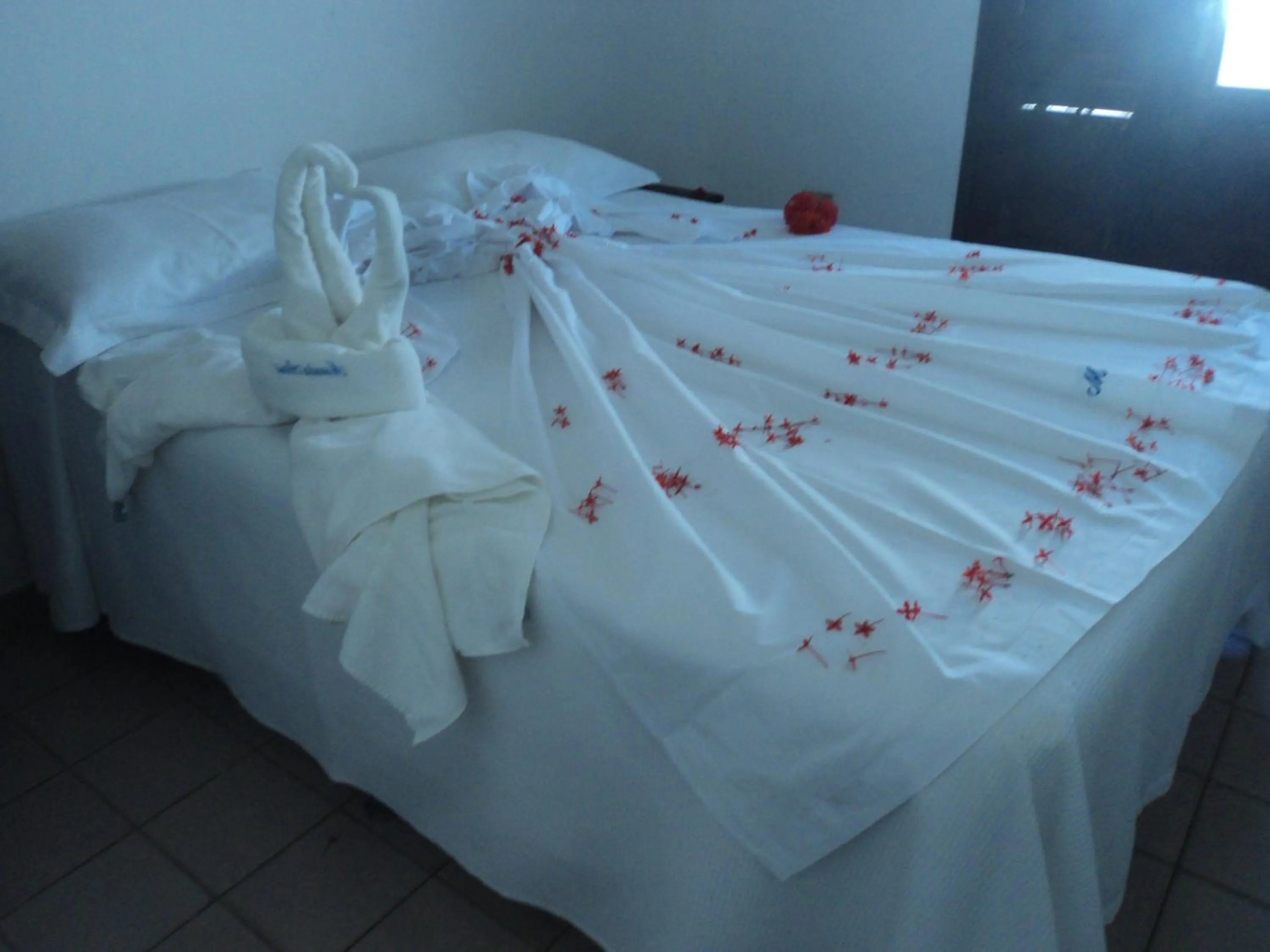 Bed in Pousada Morada Azul