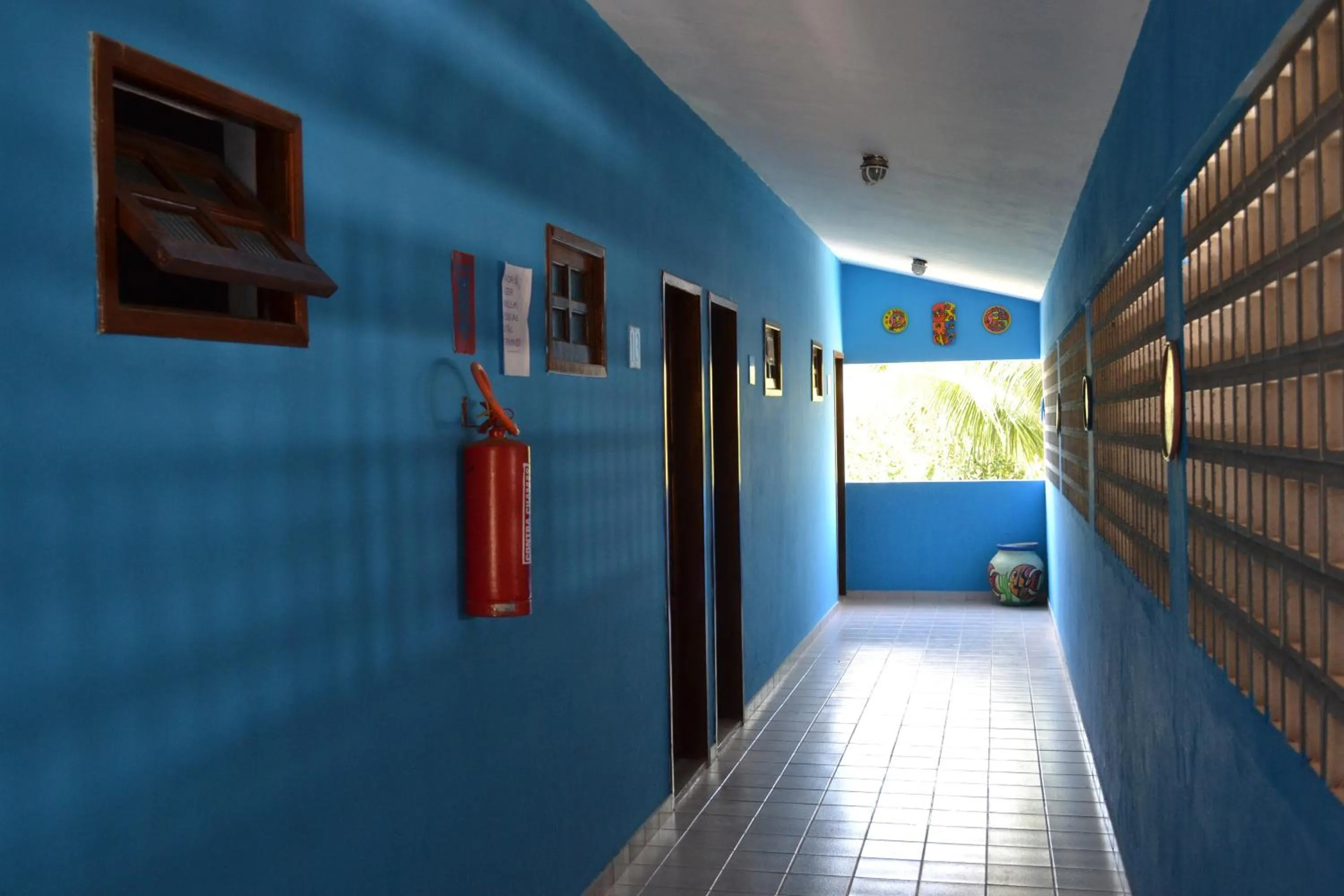 Decorative detail in Pousada Morada Azul