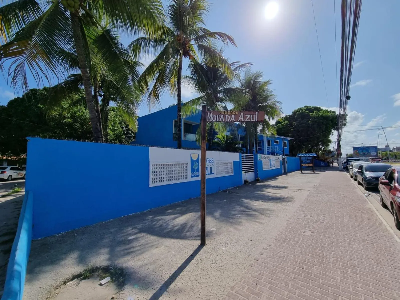 Facade/entrance in Pousada Morada Azul