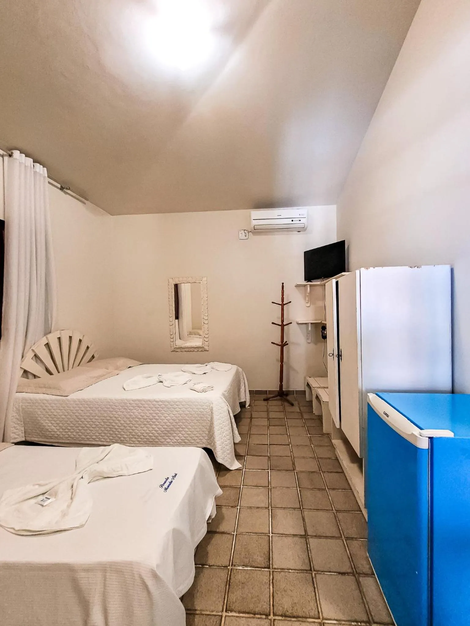 Bed in Pousada Morada Azul