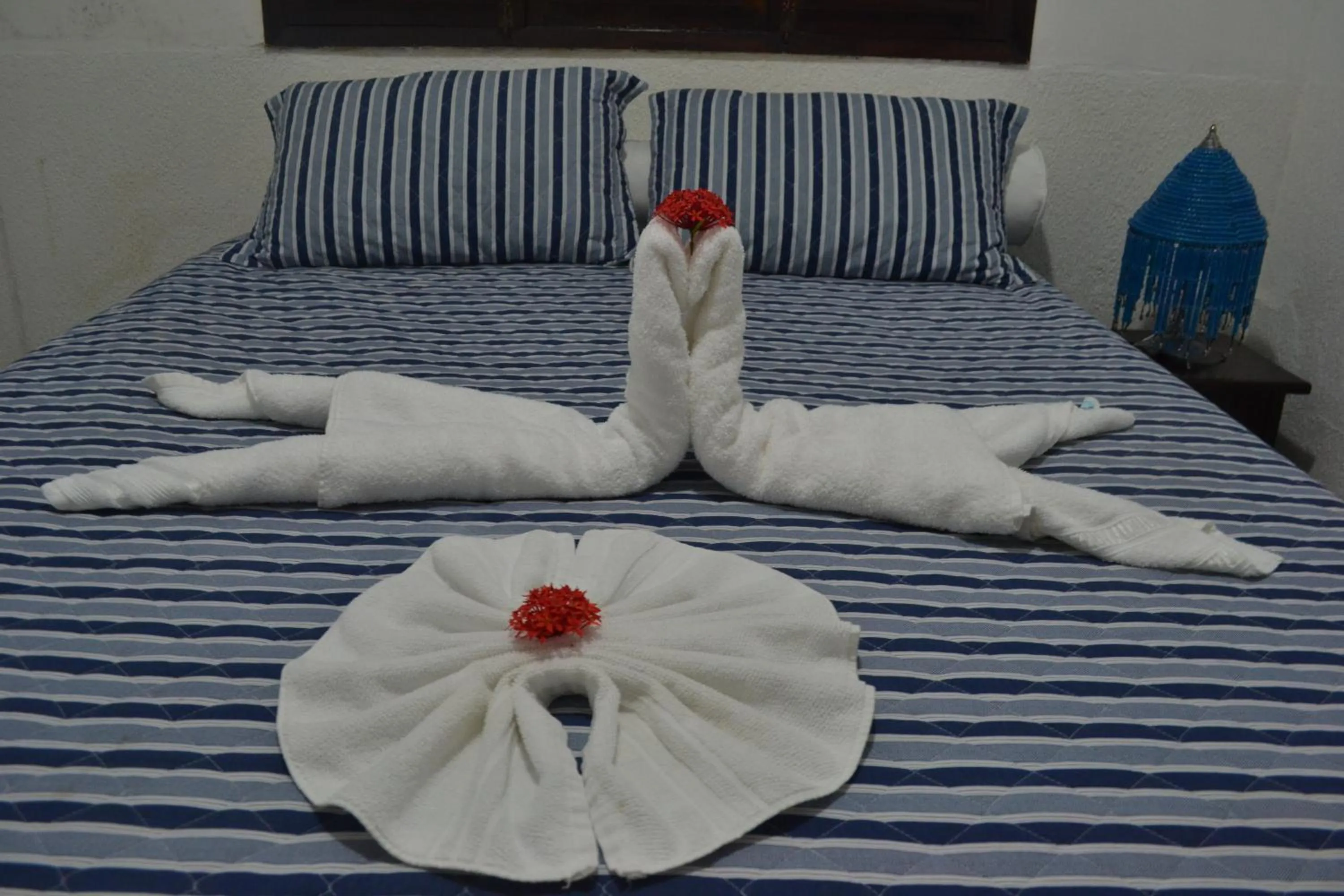 Bed in Pousada Morada Azul