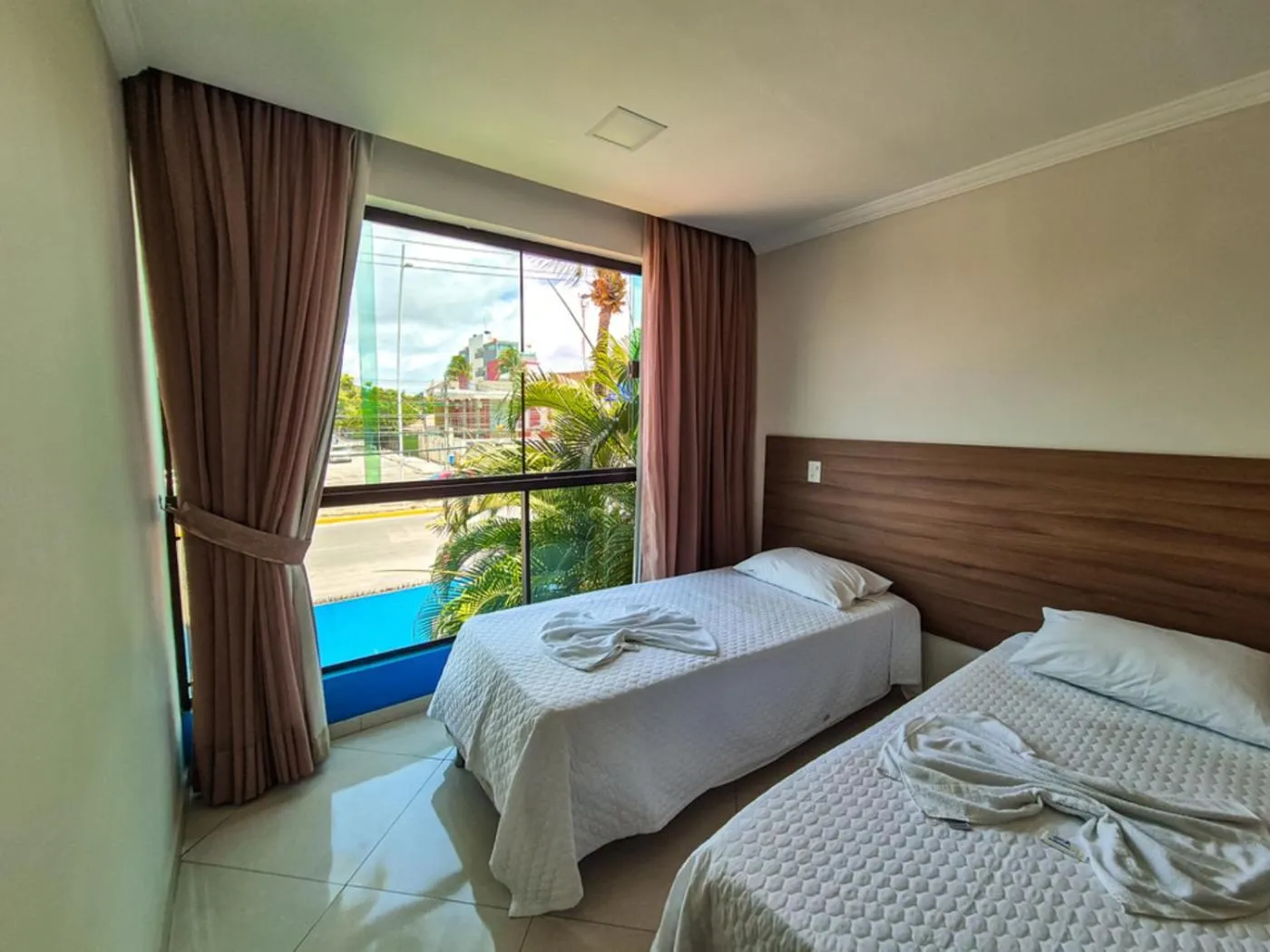 Bed in Pousada Morada Azul