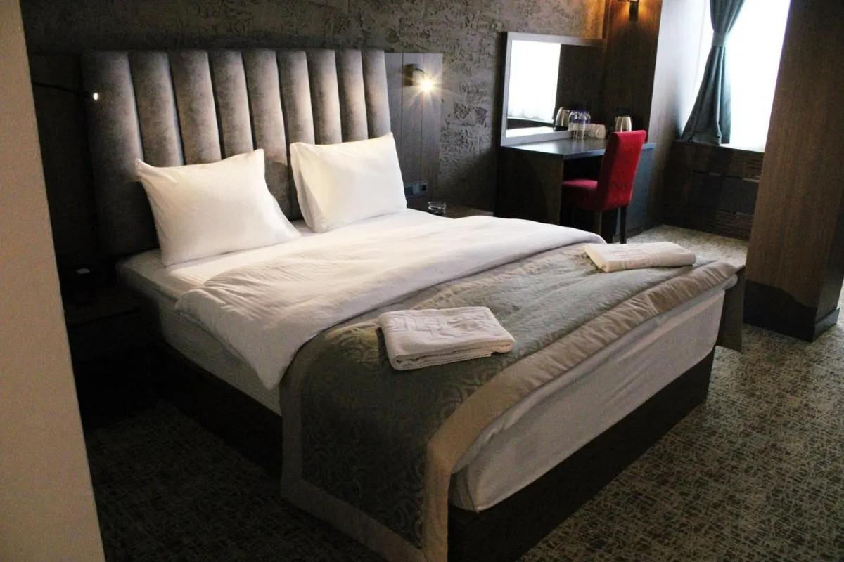 Bed in Hotel Kırcı Termal & Spa