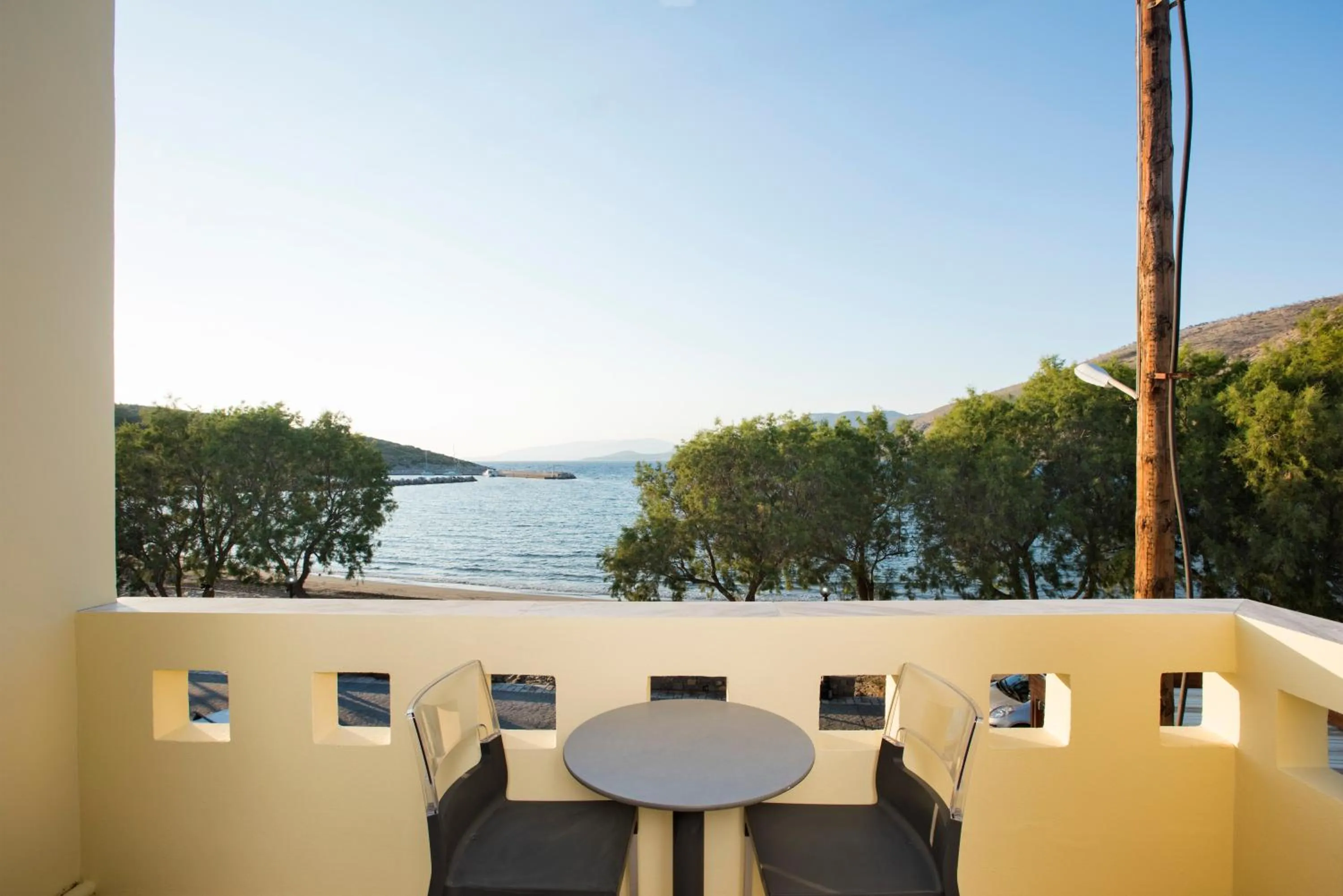 Balcony/Terrace in Almiriki Chios Rooms & Apartments