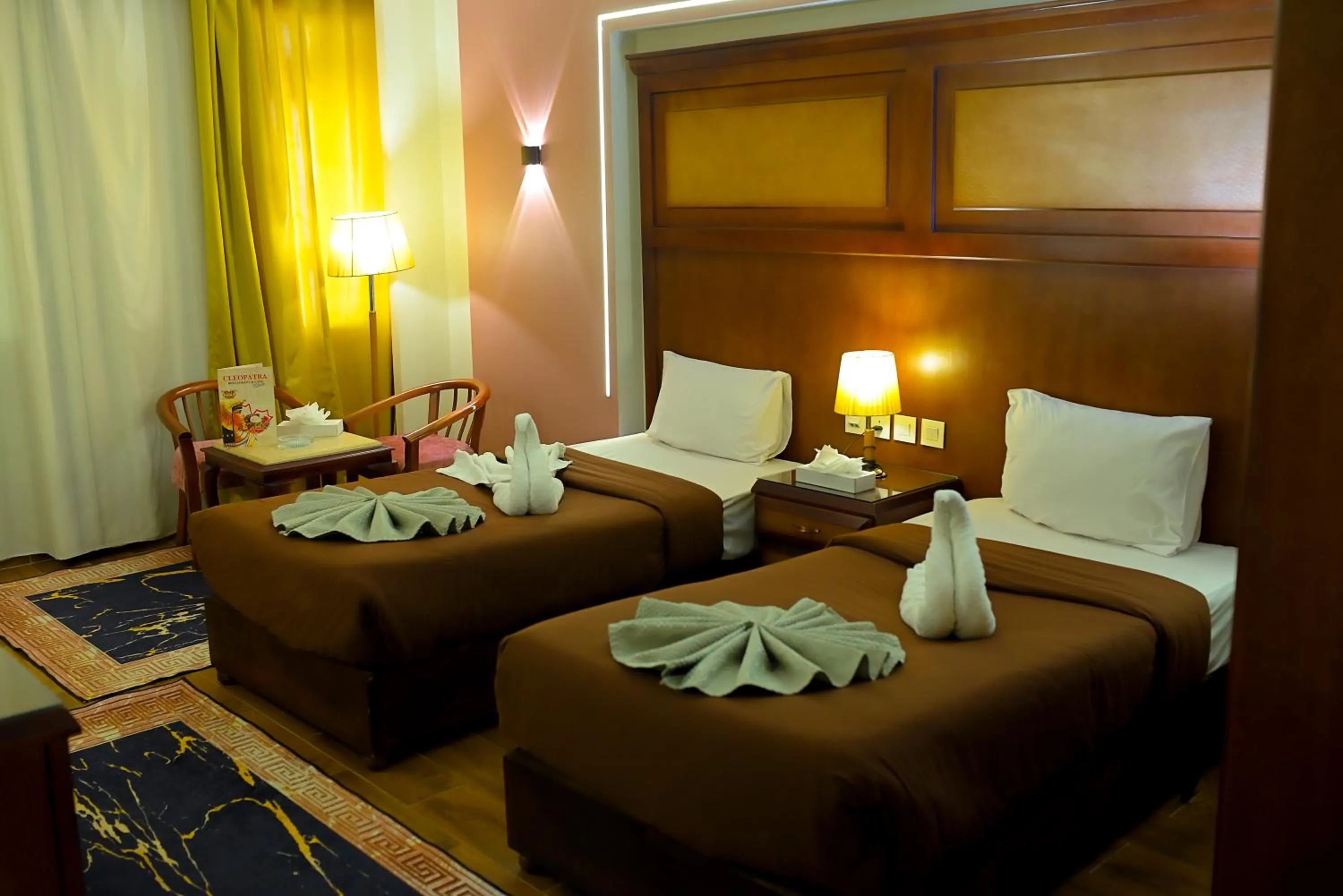 Bed in Cleopatra Hotel