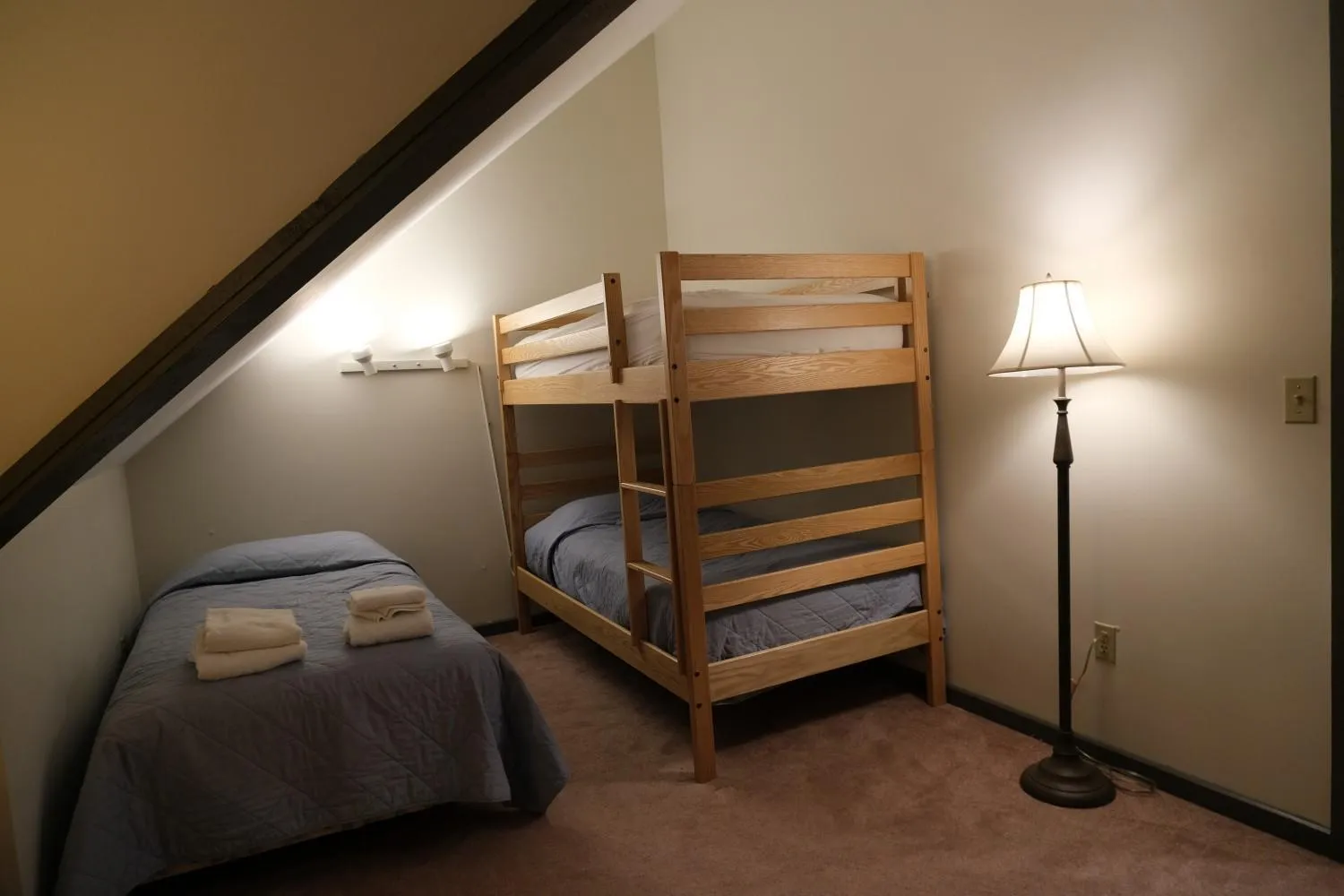 Bedroom, Bed in Ski in/out Spruce Glen Townhomes on Great Eastern Trail