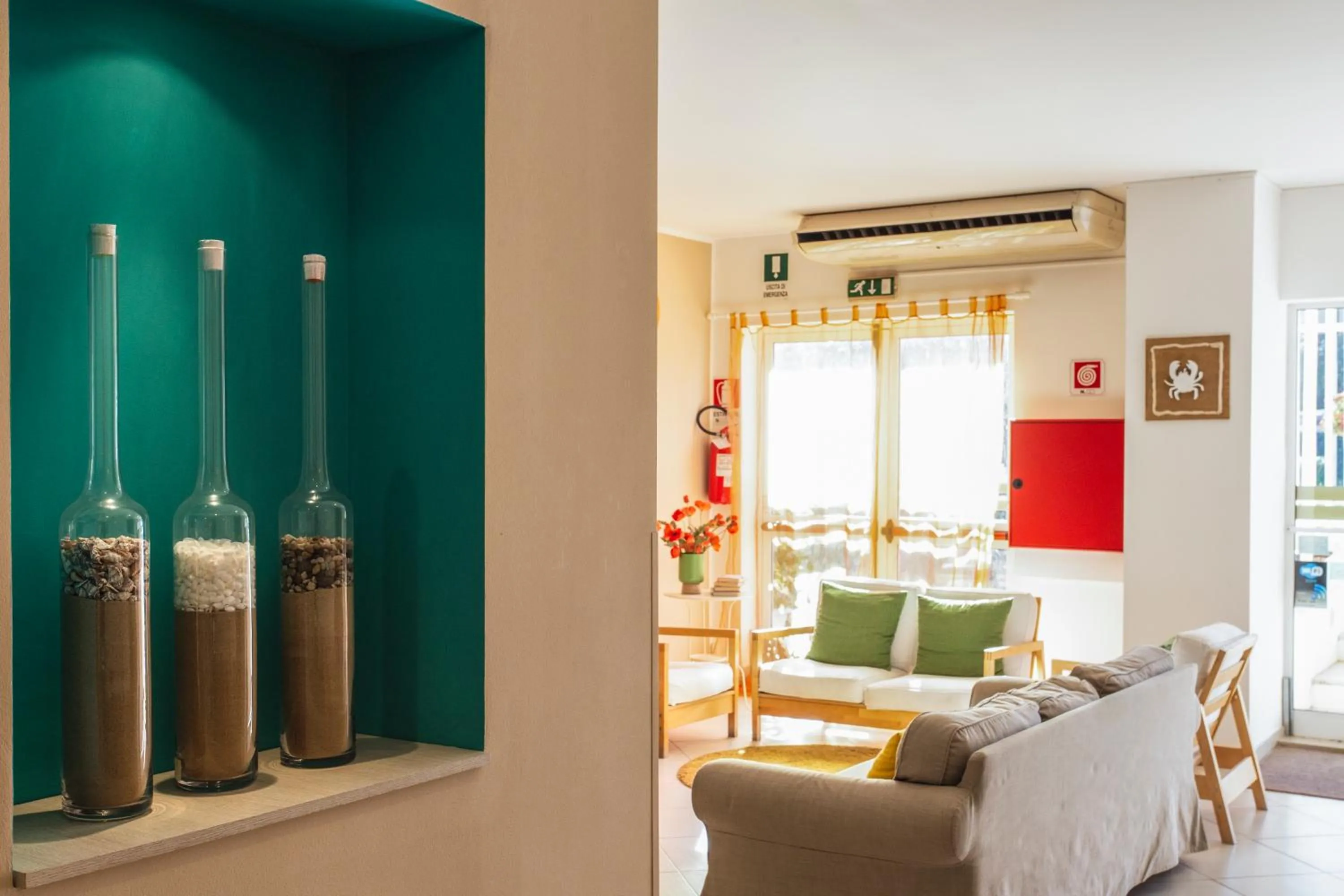 Seating area in Hotel Baia Del Sole