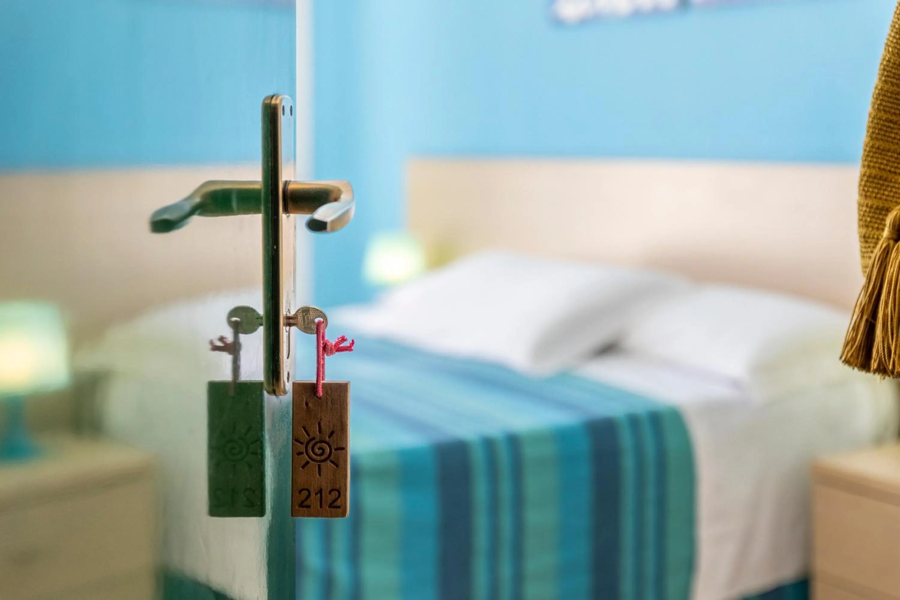 Bed in Hotel Baia Del Sole