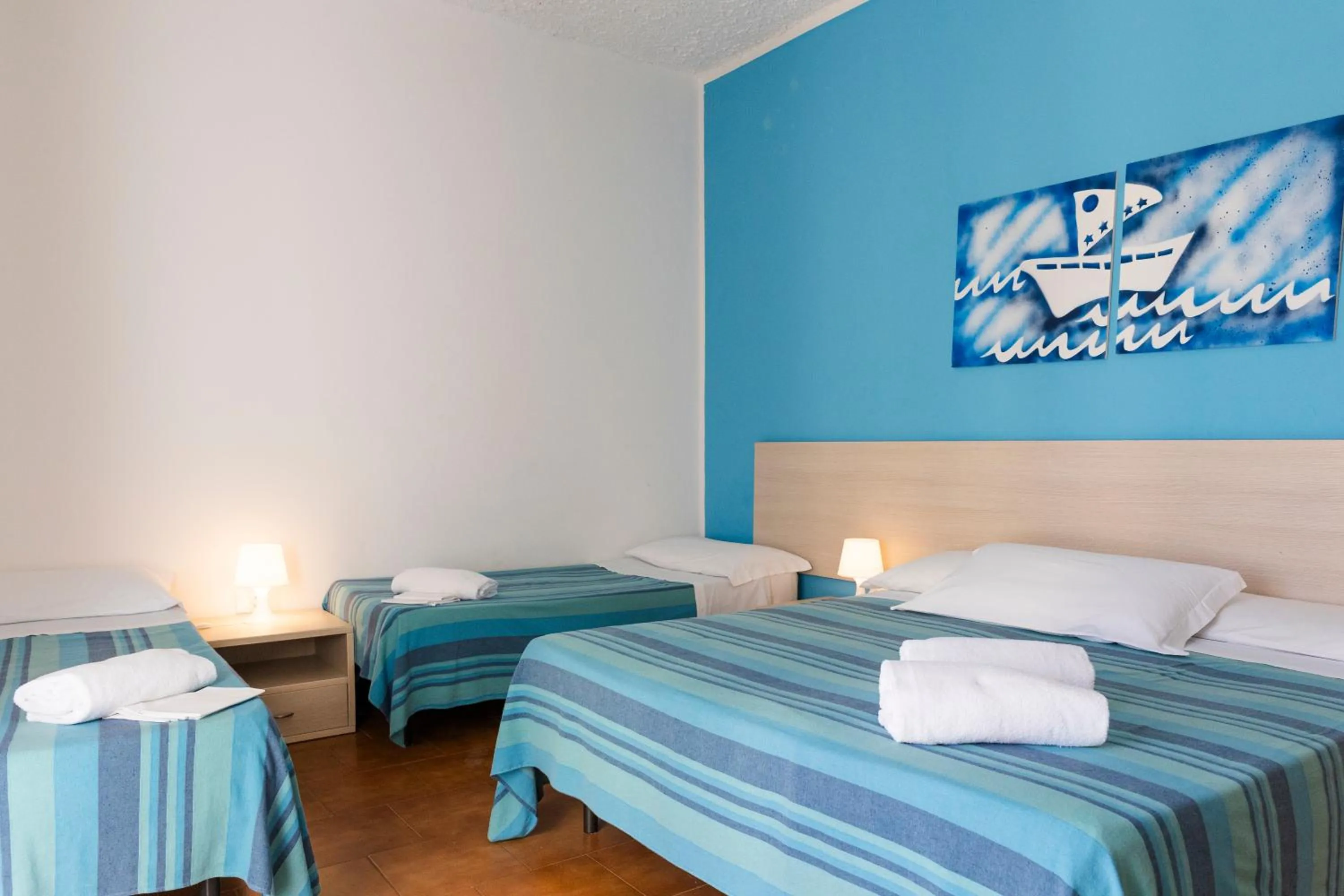 Bedroom, Bed in Hotel Baia Del Sole