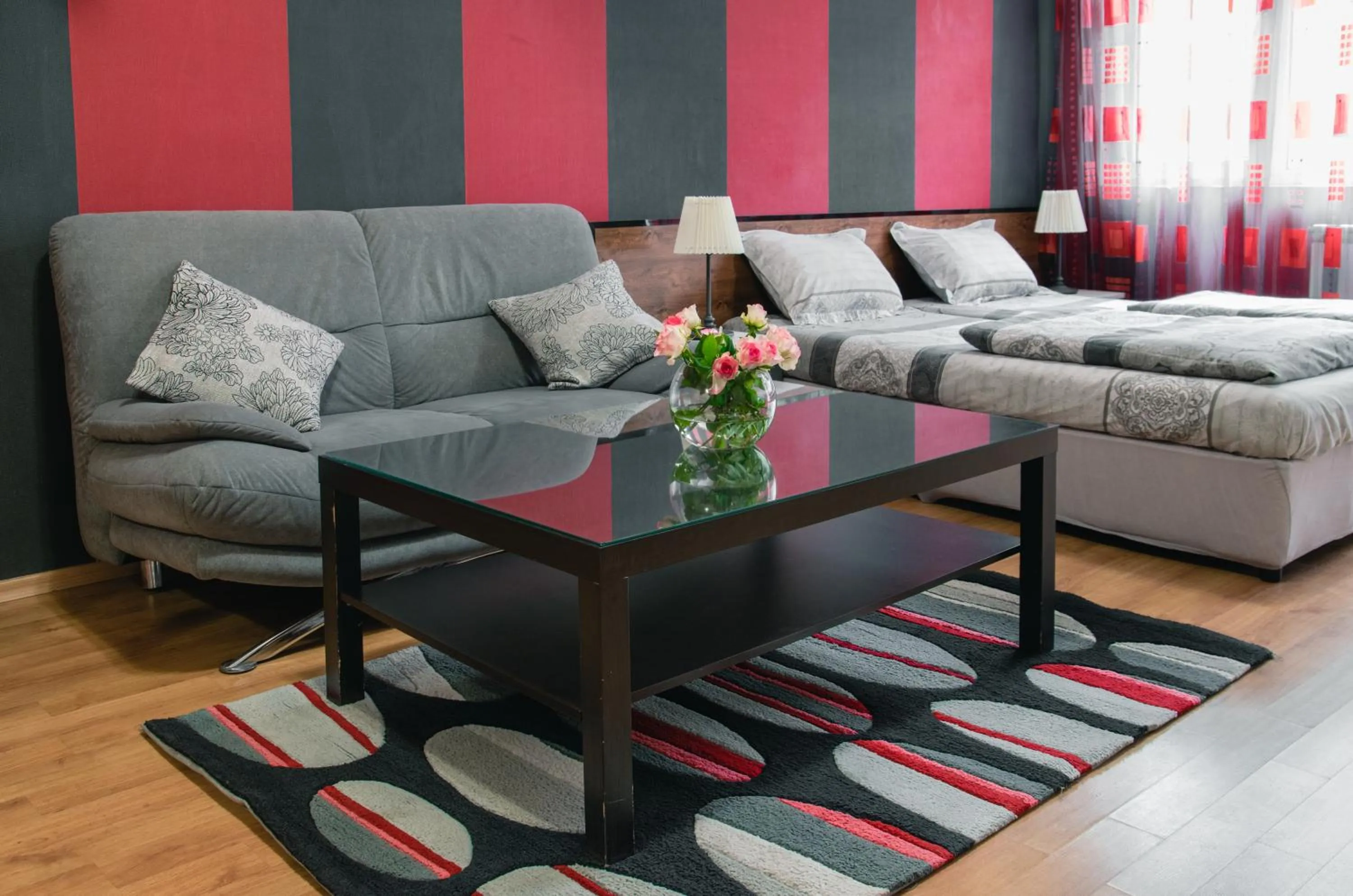 Living room in Sofia Central Hotel Apartments