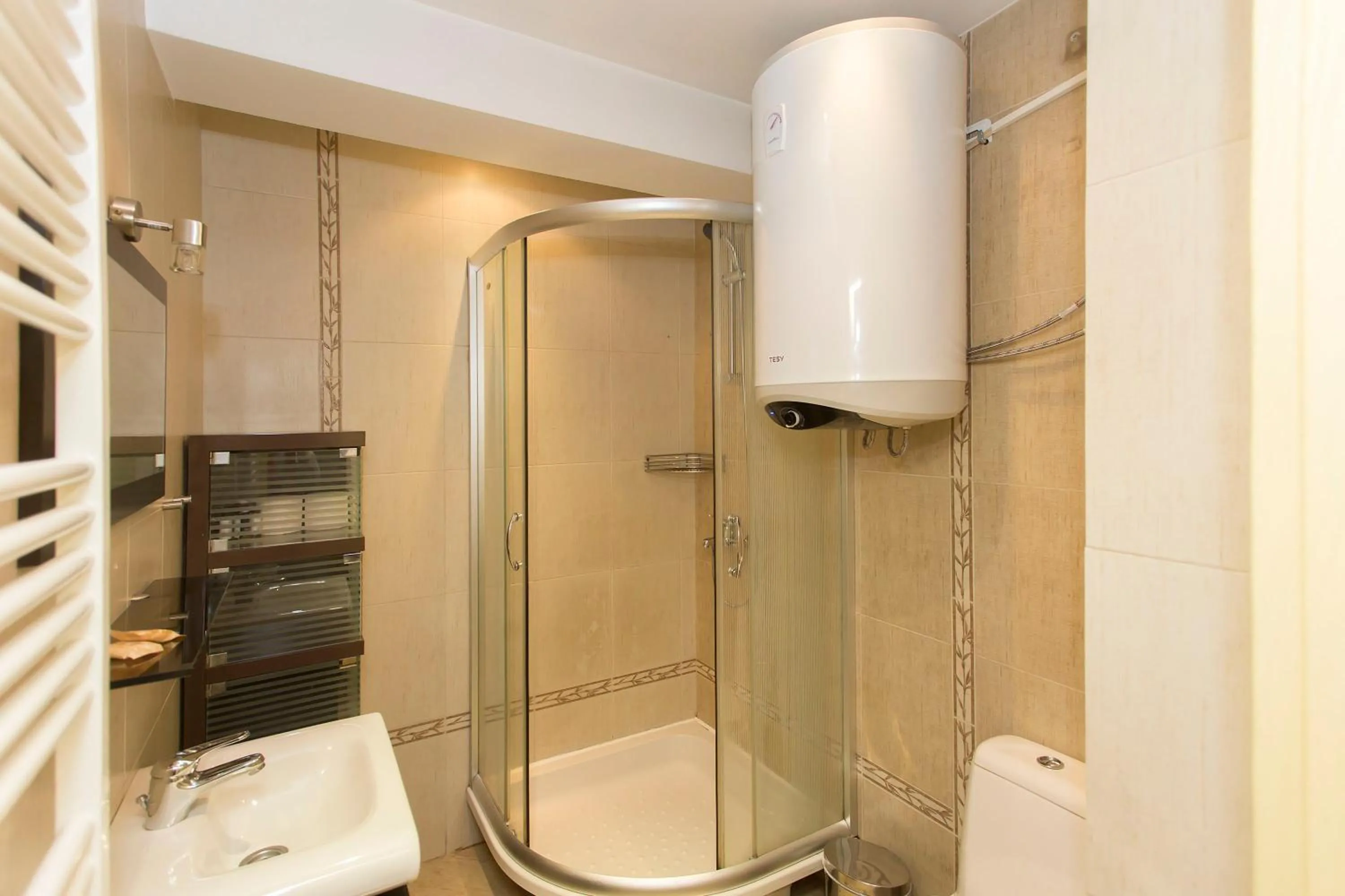 Bathroom in Sofia Central Hotel Apartments