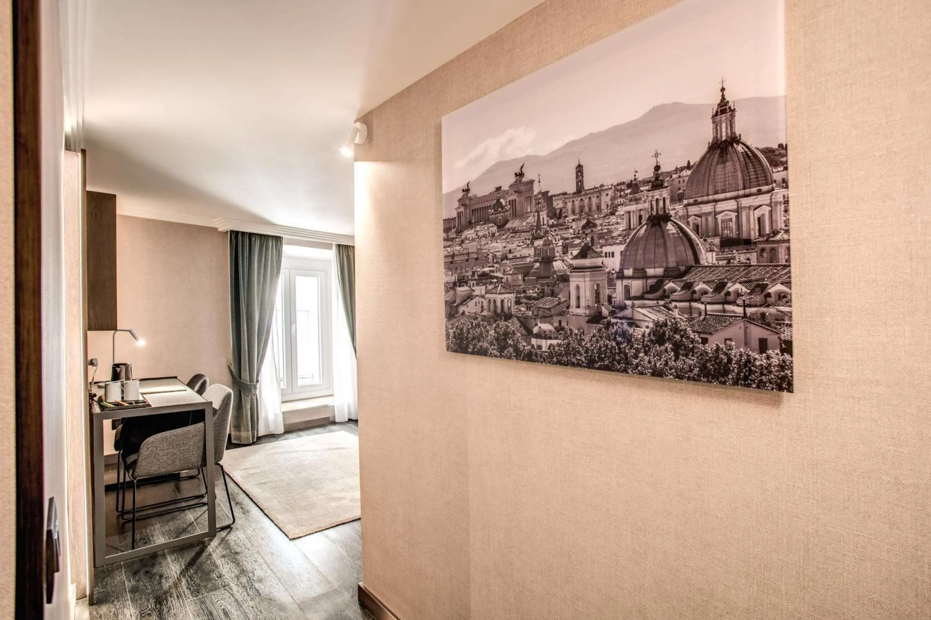 Seating area in PAX hotel