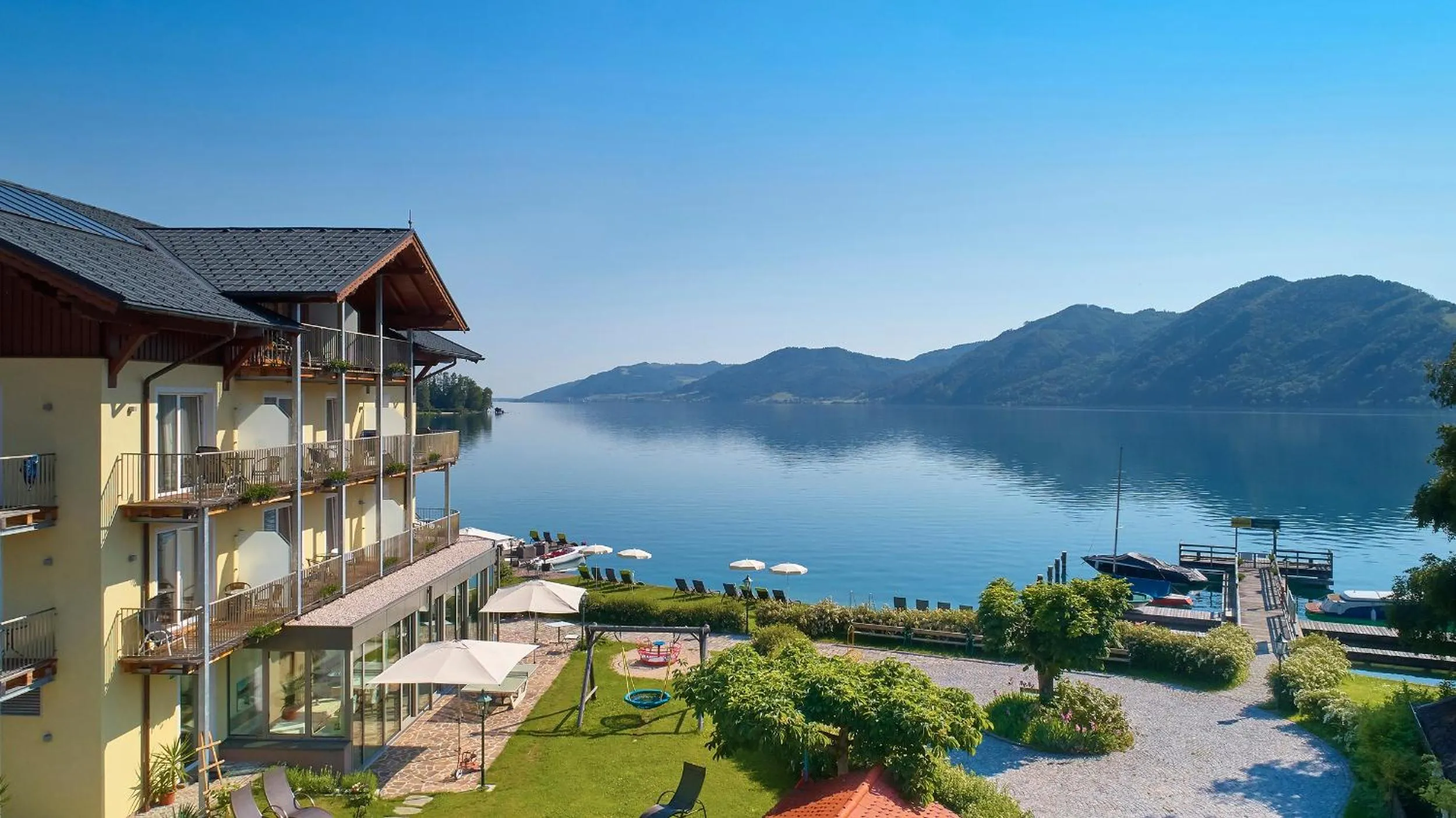 Bird's eye view in Hotel Stadler am Attersee