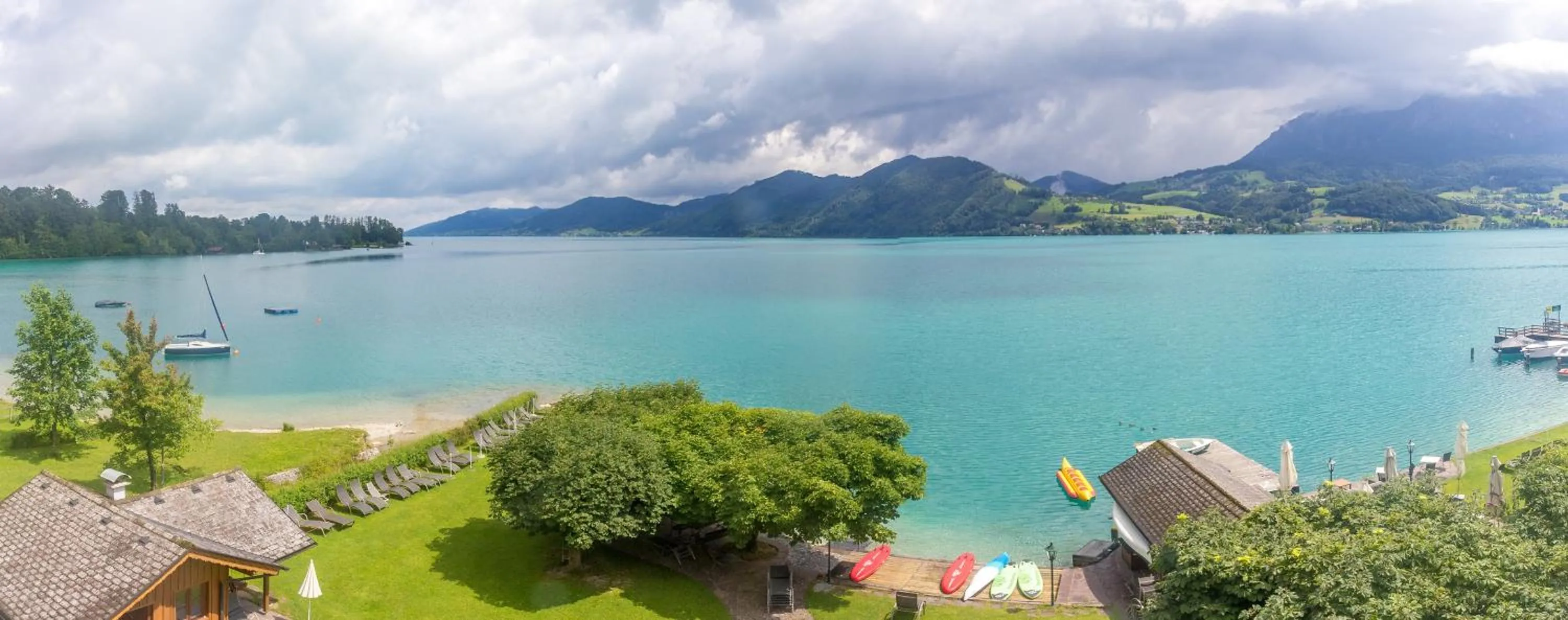 Lake view in Hotel Stadler am Attersee