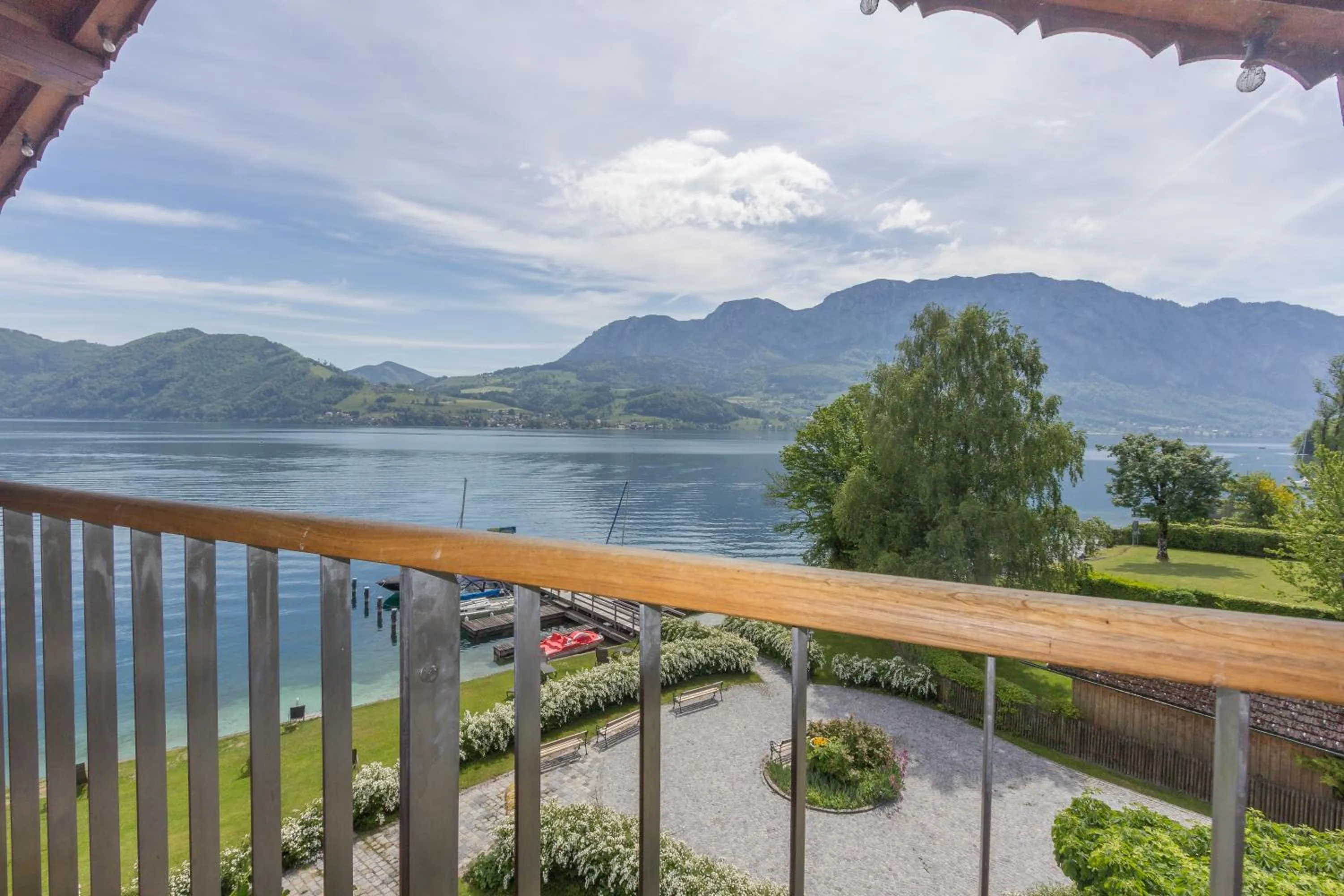 Lake view in Hotel Stadler am Attersee