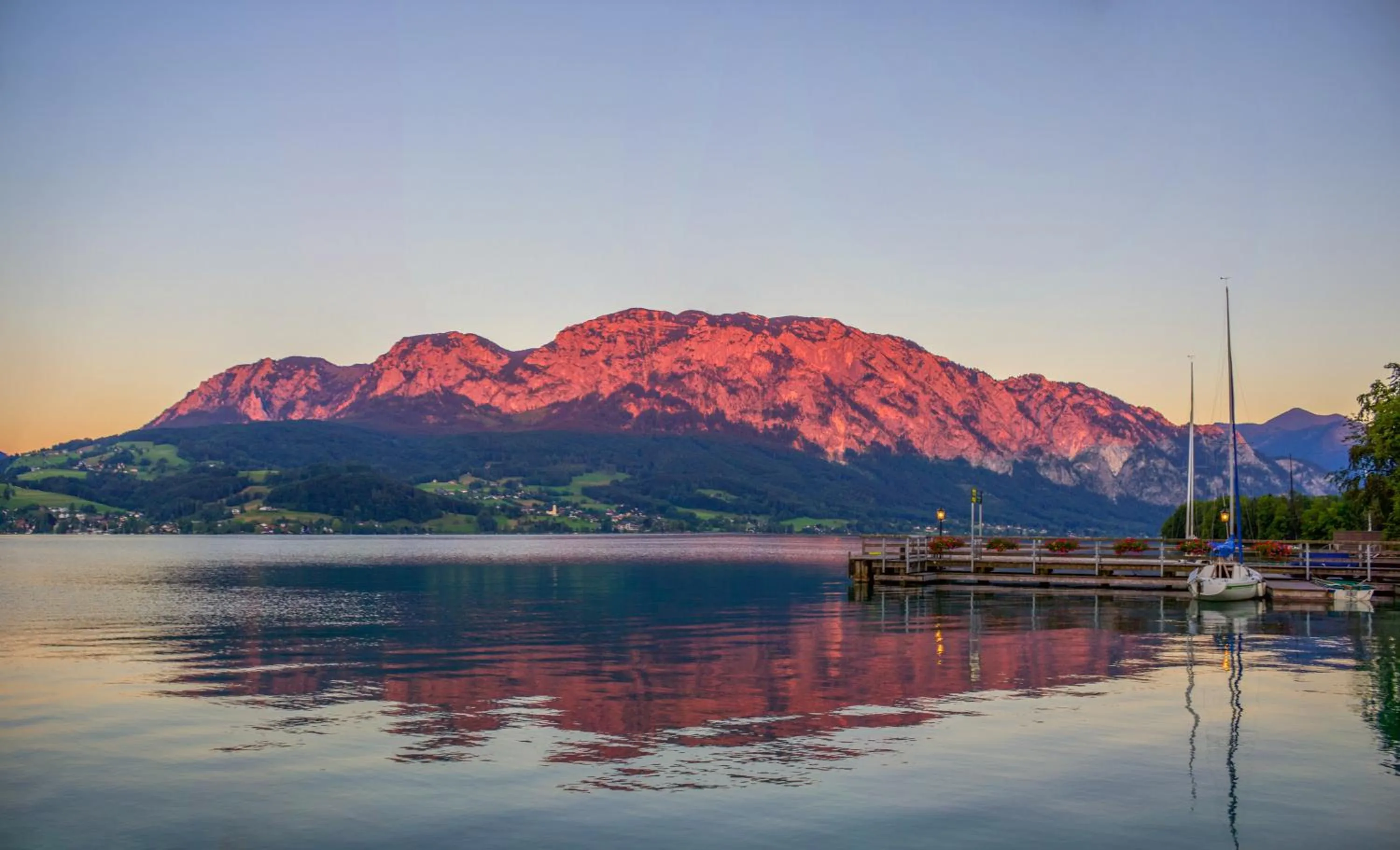Lake view in Hotel Stadler am Attersee
