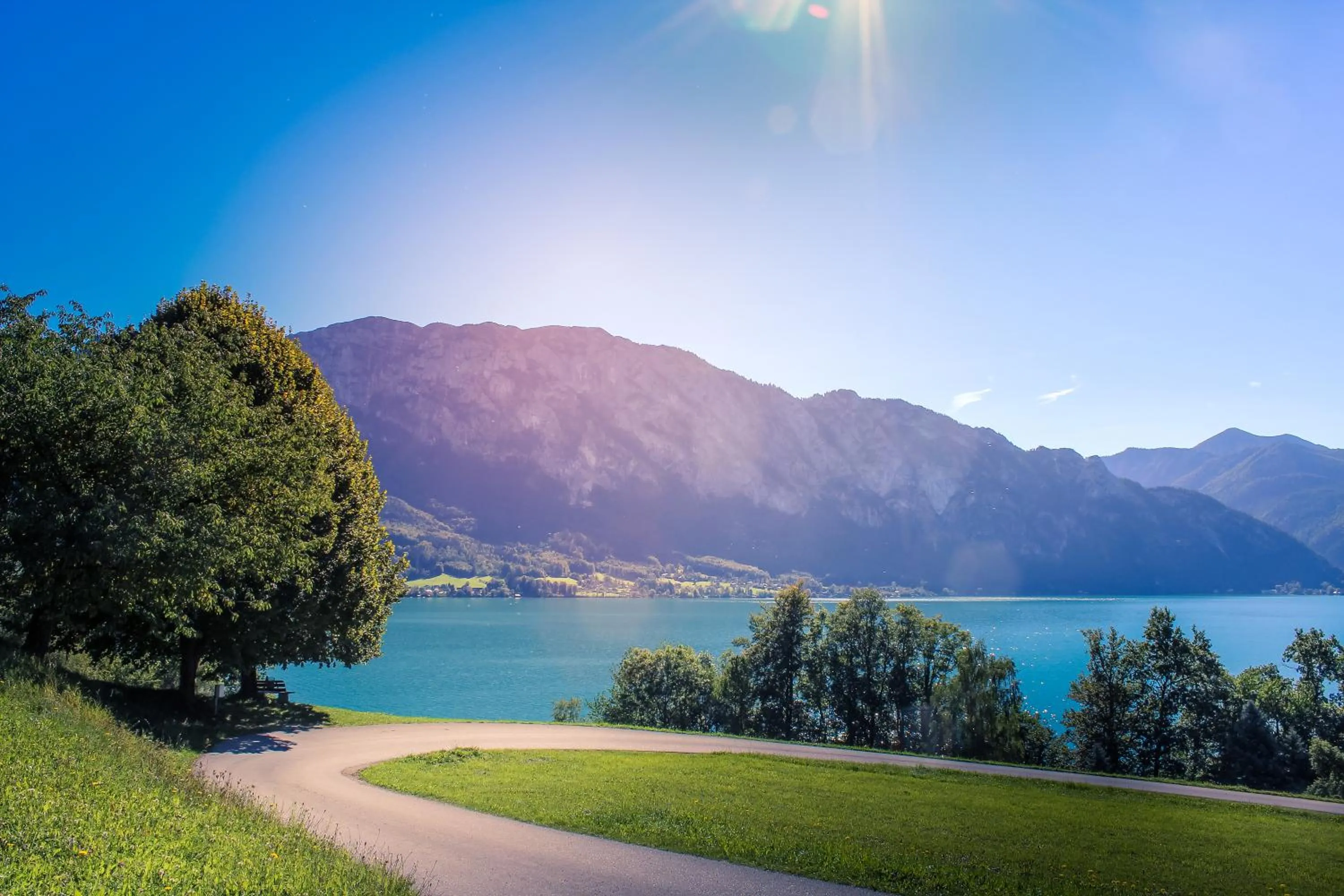 Natural landscape in Hotel Stadler am Attersee