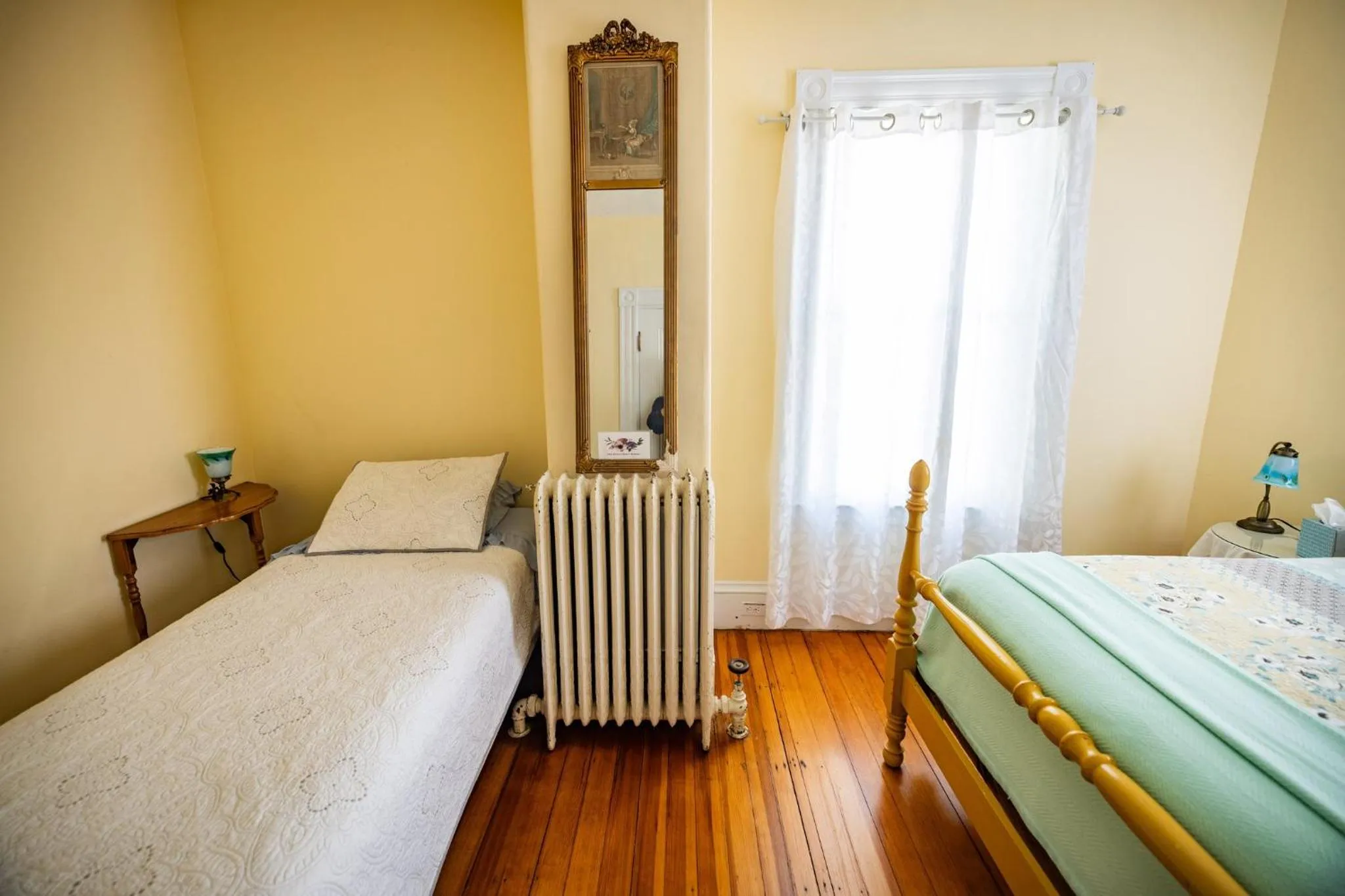 Bed in The Gregory House - A Maine Victorian Mansion