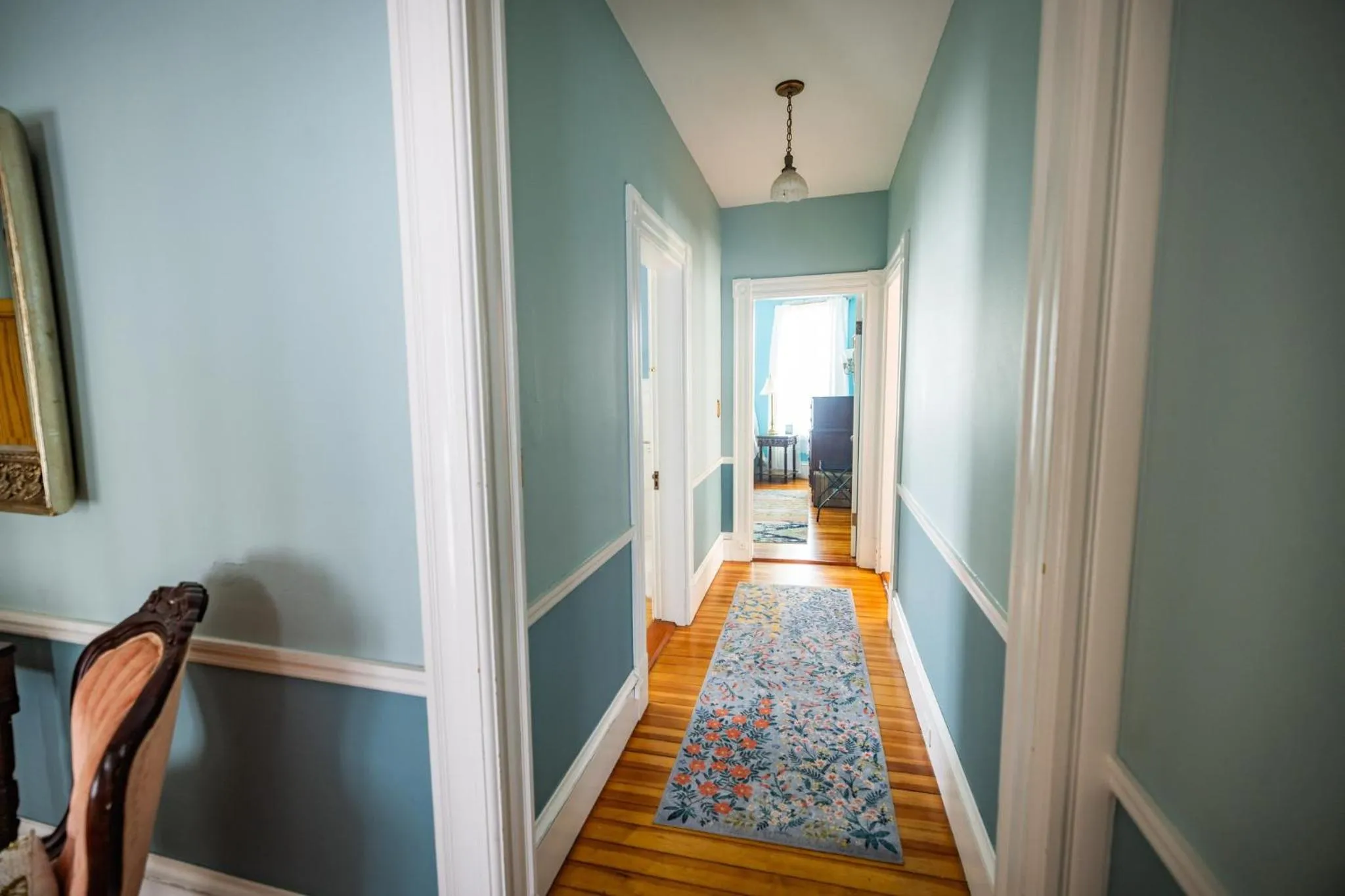 Bed in The Gregory House - A Maine Victorian Mansion