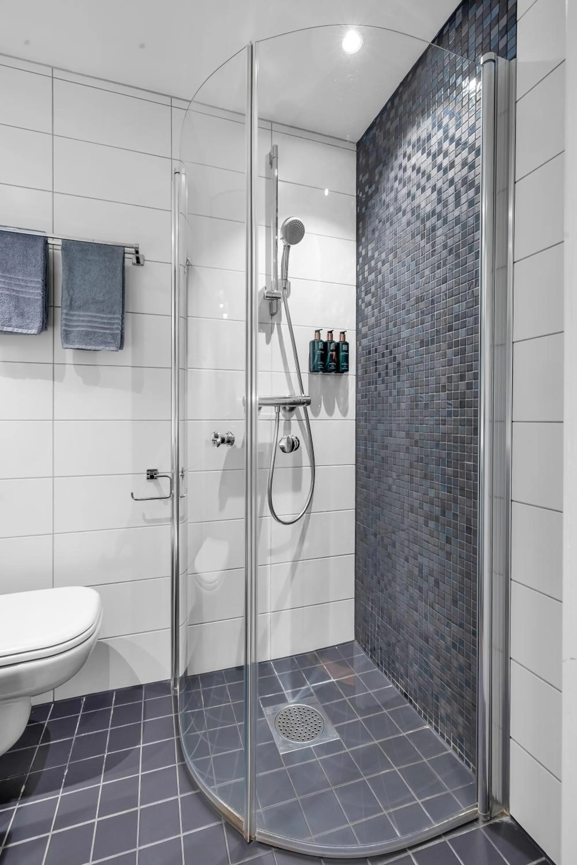 Shower in Clarion Hotel Ernst