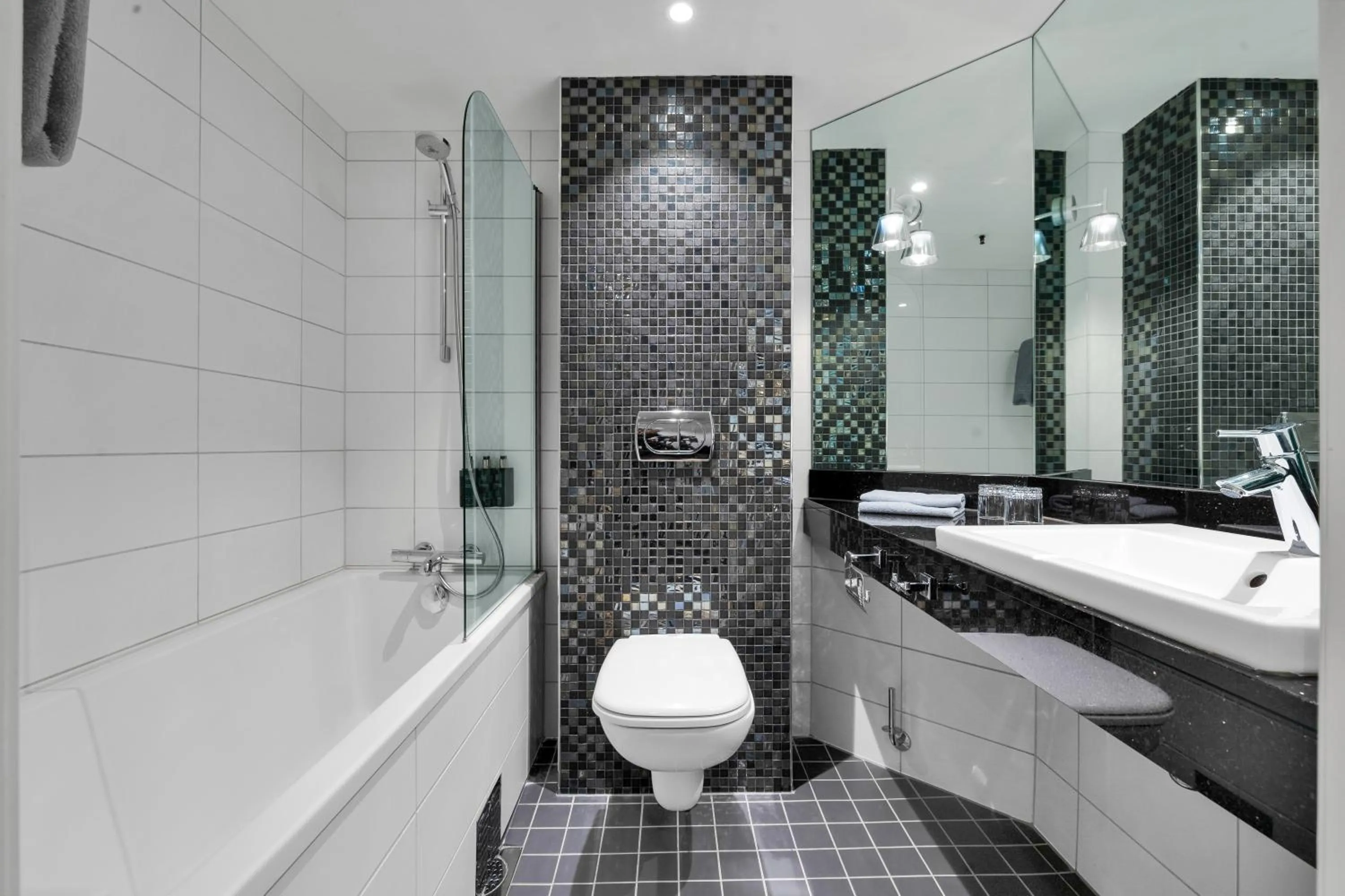 Toilet in Clarion Hotel Ernst