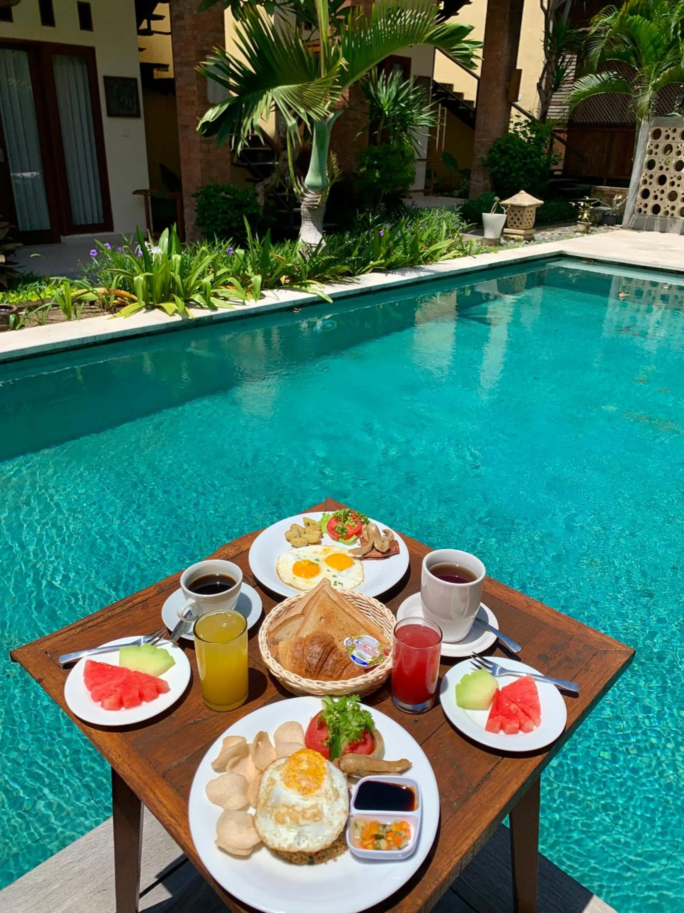 Breakfast in Mina Pelasa Hotel