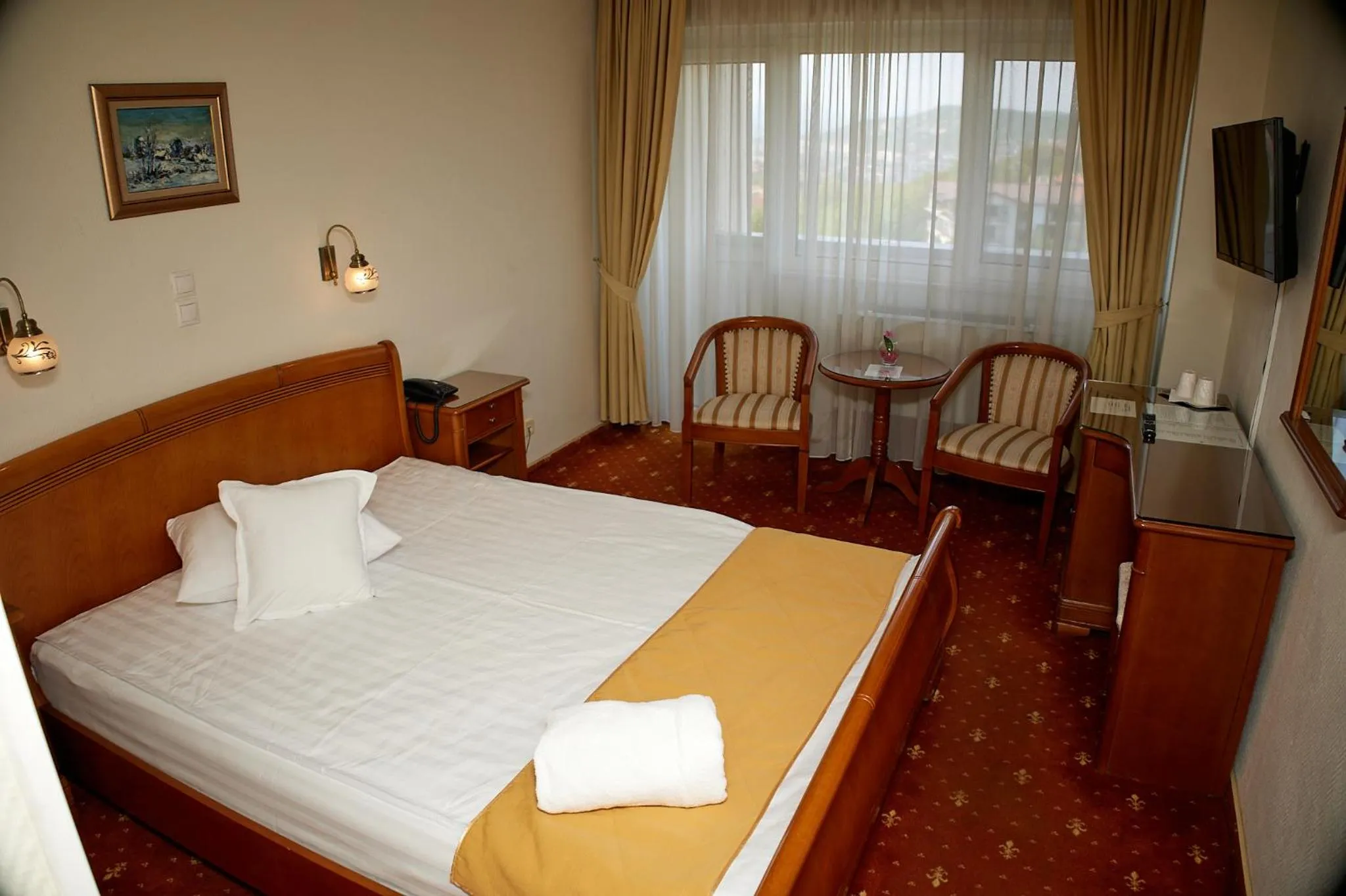 Bed in Hotel Belvedere