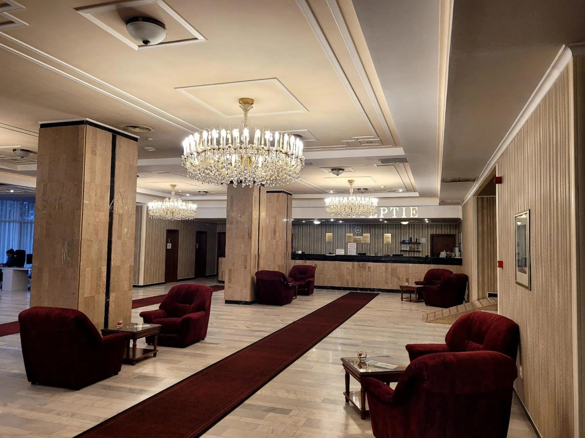 Lobby or reception in Hotel Belvedere