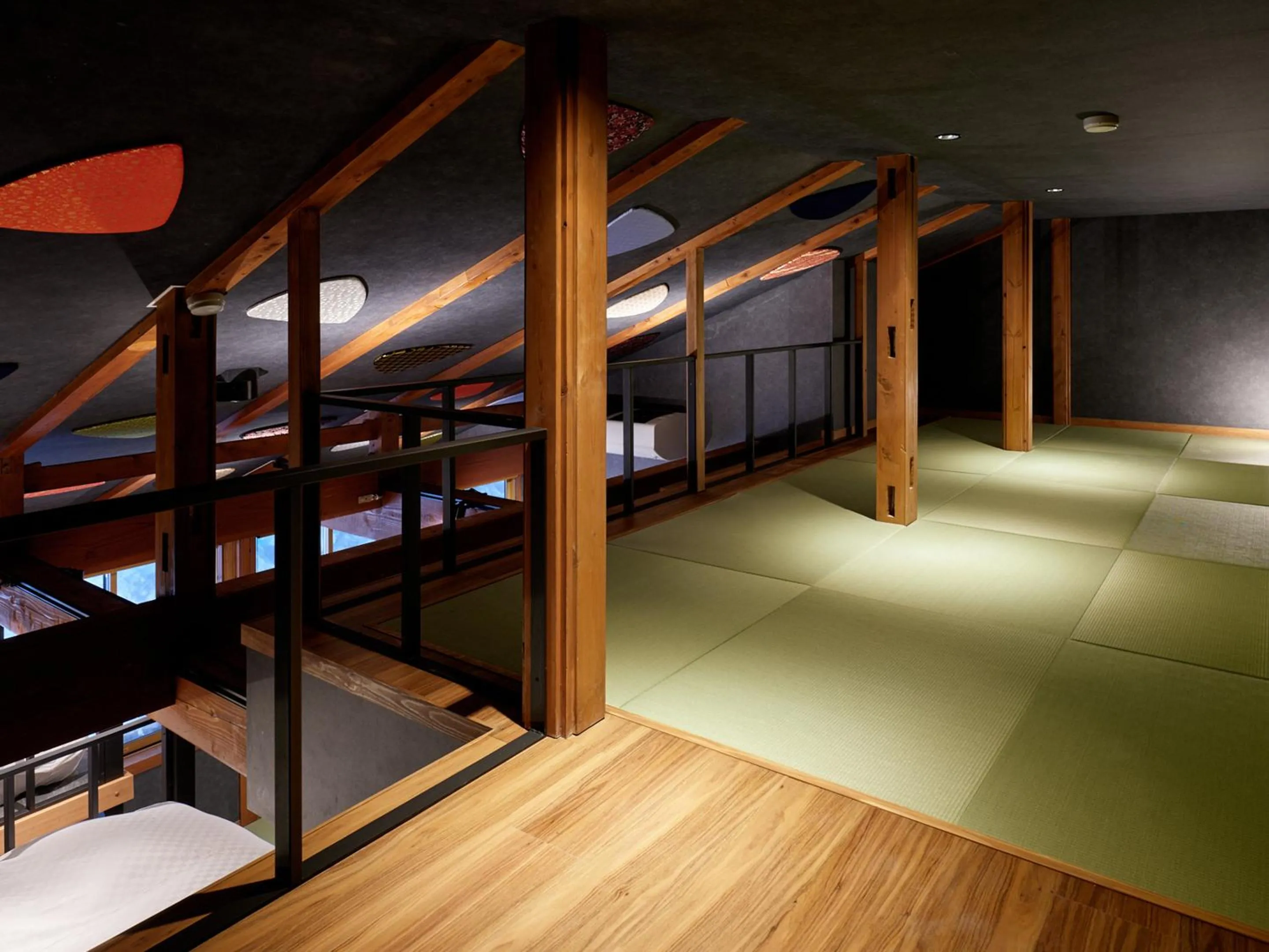 Photo of the whole room, Bed in Hakuba Ryujin Onsen RYOKAN SUI