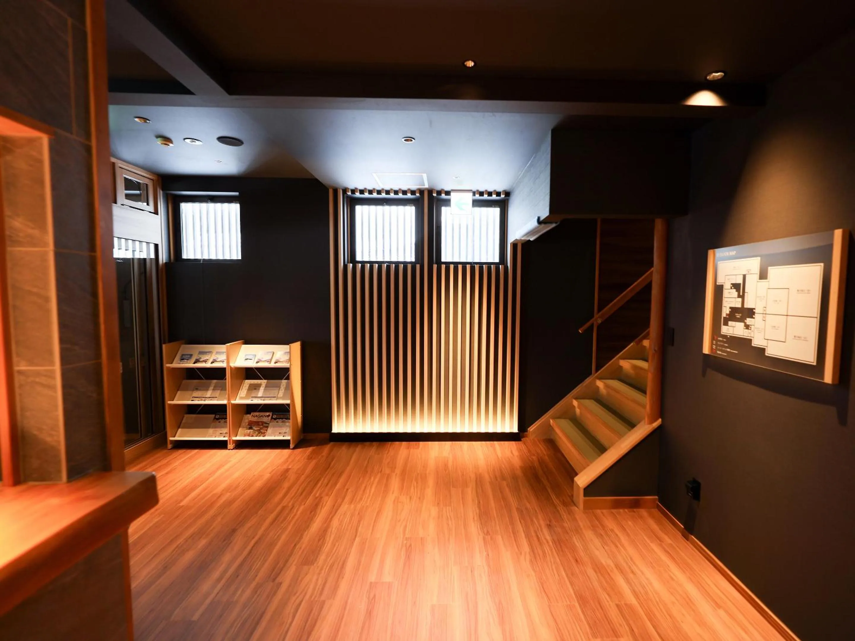 Lobby or reception in Hakuba Ryujin Onsen RYOKAN SUI