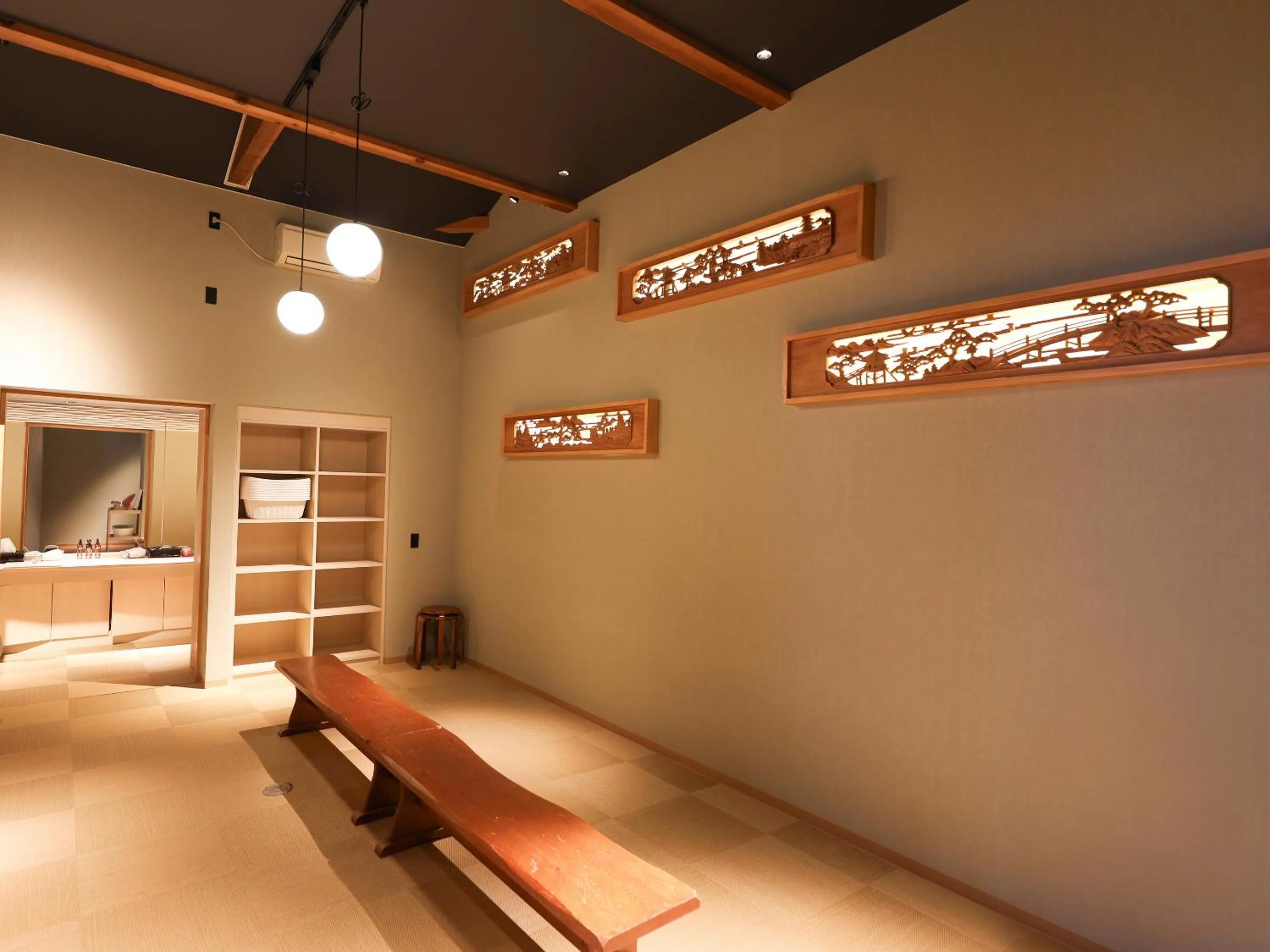 Public Bath in Hakuba Ryujin Onsen RYOKAN SUI