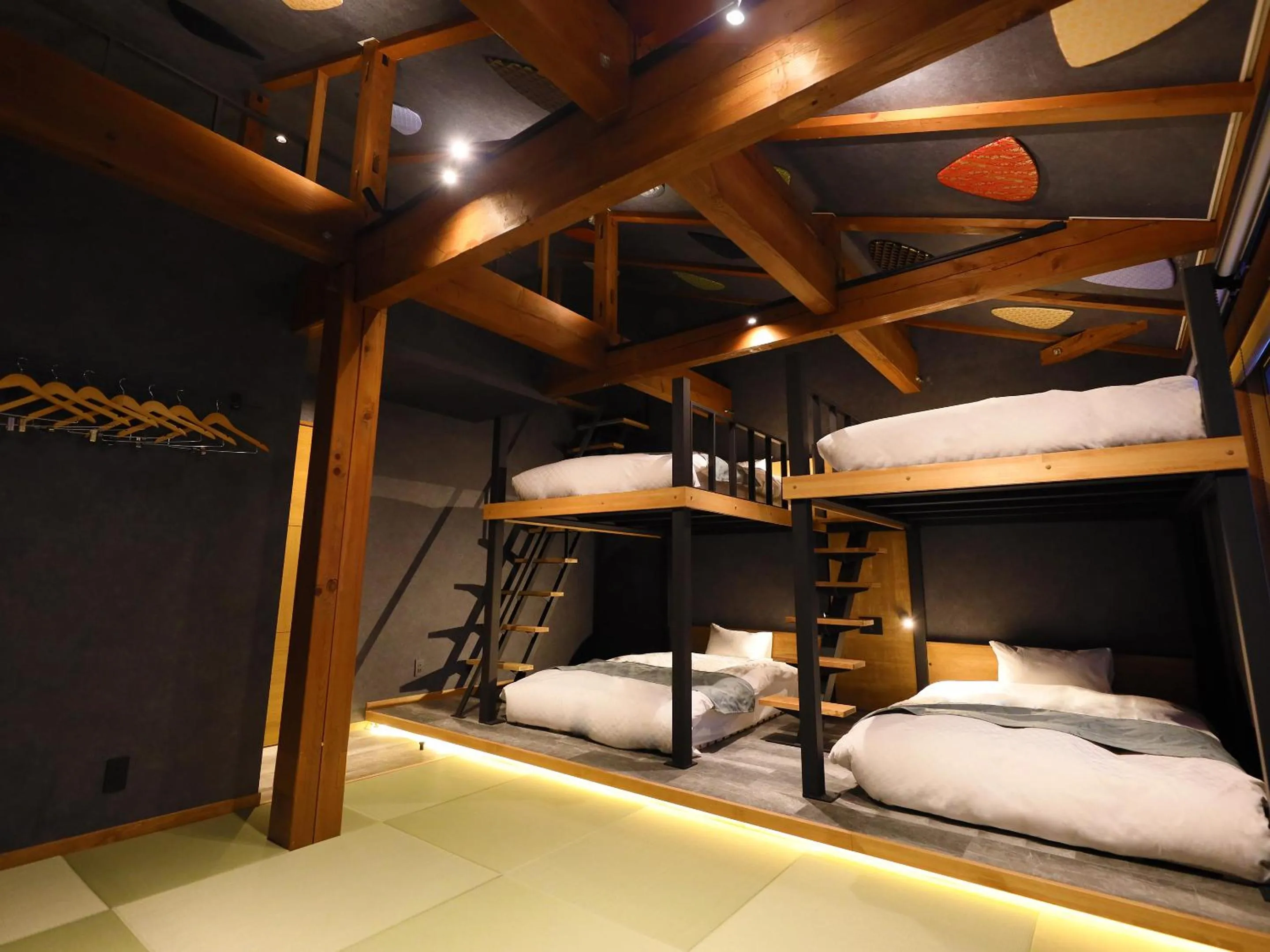 Photo of the whole room, Bed in Hakuba Ryujin Onsen RYOKAN SUI